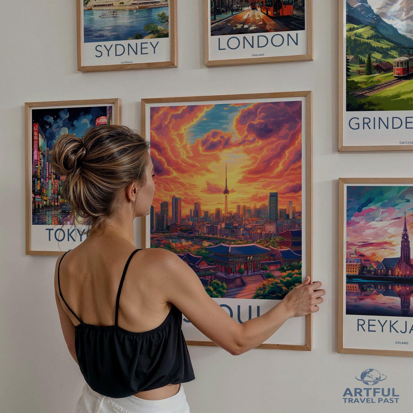 Seoul Poster - South Korea Wall Art