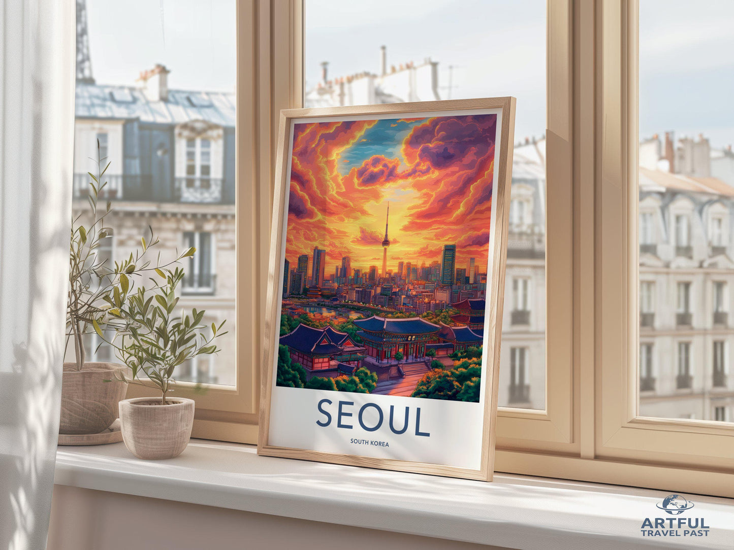 Seoul Poster - South Korea Wall Art