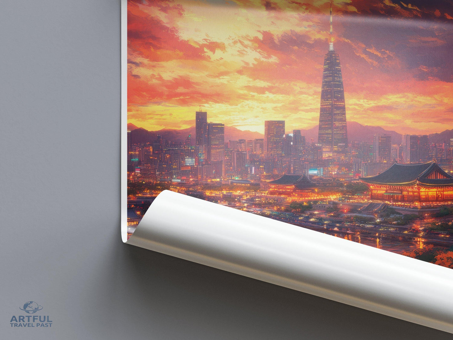 Seoul Poster - South Korea Wall Art