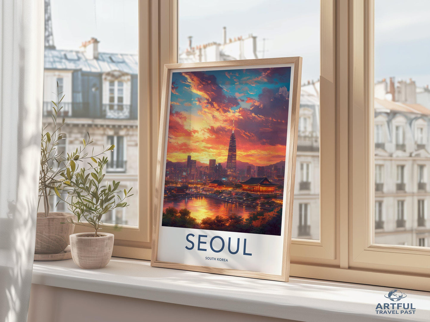 Seoul Poster - South Korea Wall Art