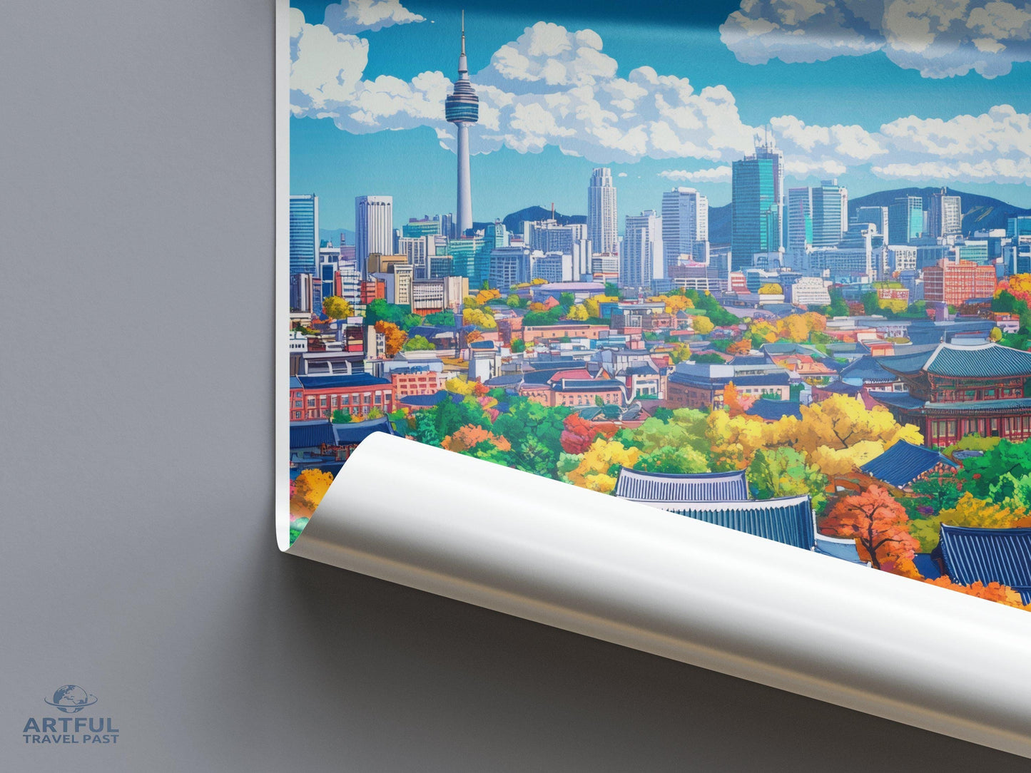 Seoul Poster - South Korea Wall Art