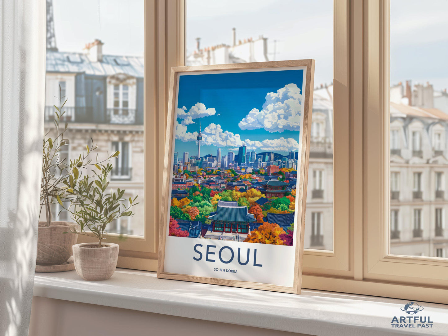 Seoul Poster - South Korea Wall Art
