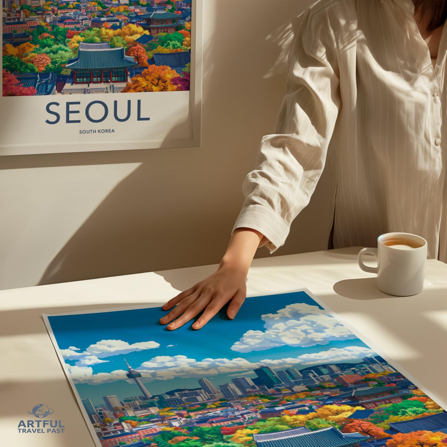 Seoul Poster - South Korea Wall Art