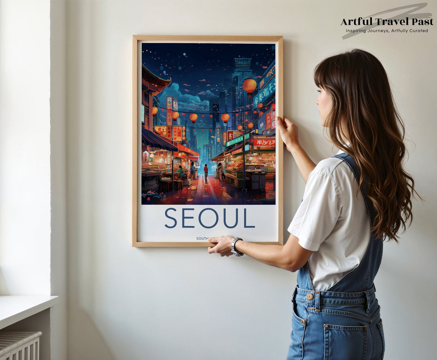 Seoul Poster | South Korea Wall Art | Asia Decor