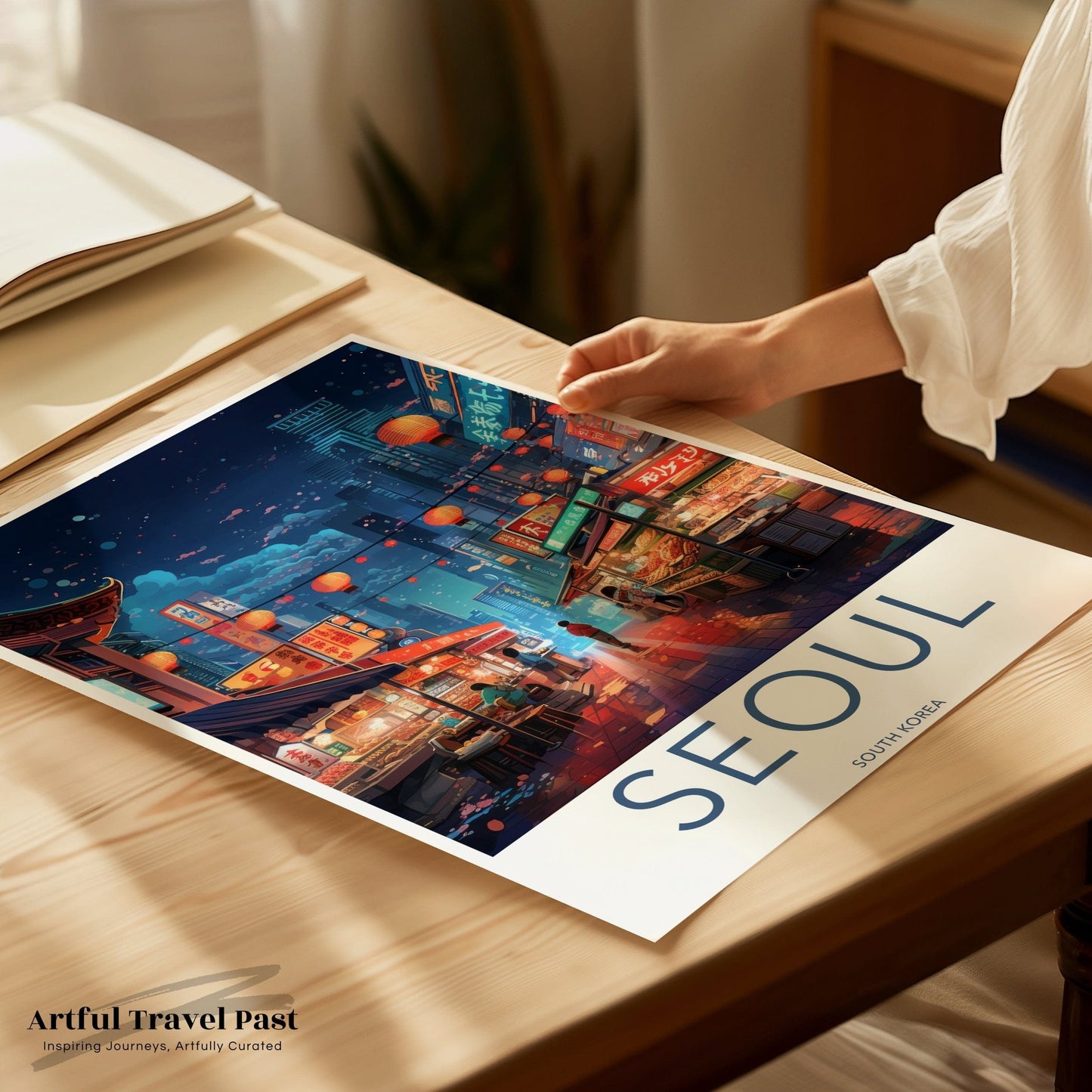 Seoul Poster | South Korea Wall Art | Asia Decor