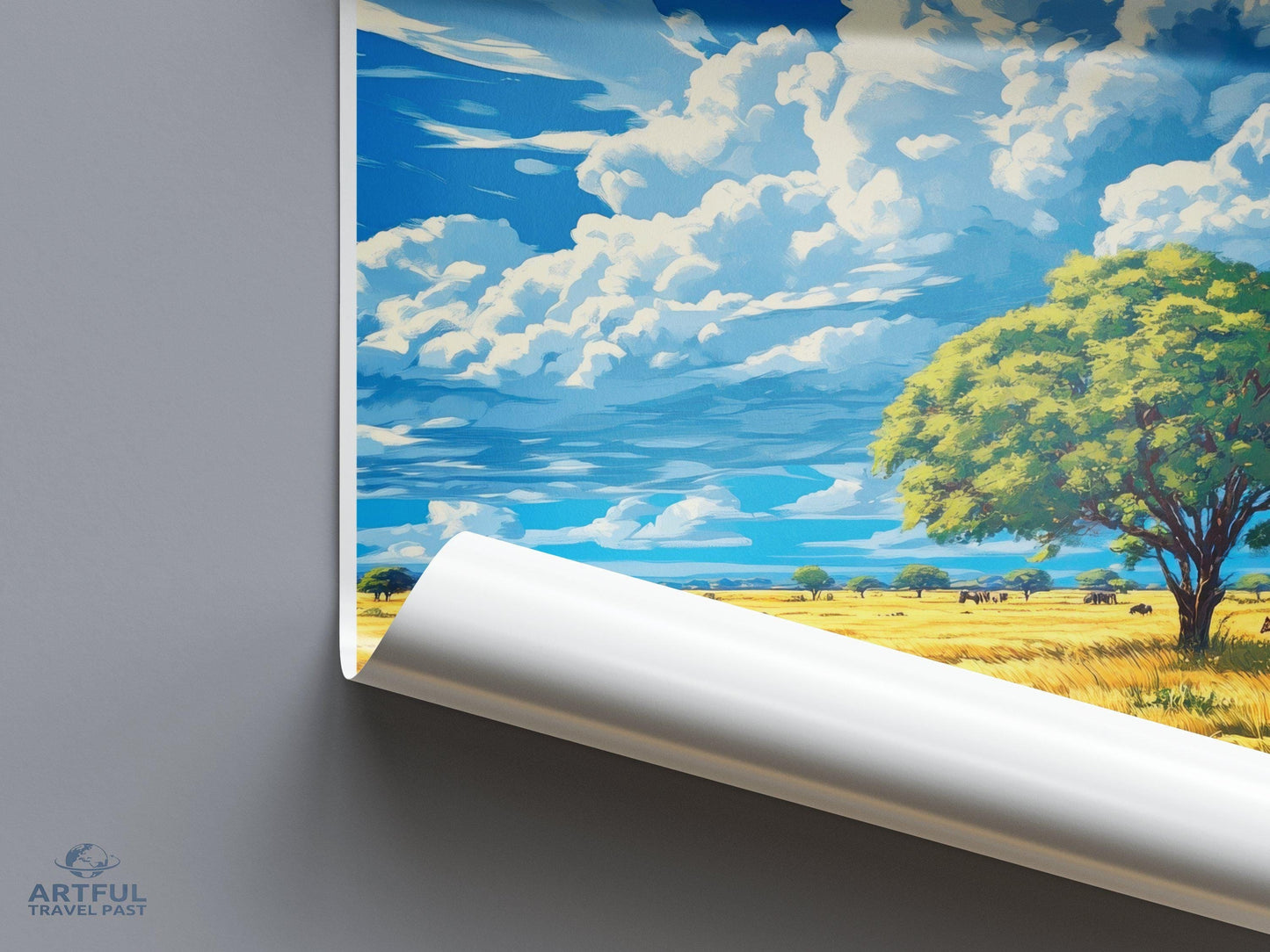Serengeti Poster - Tanzania Wall Art