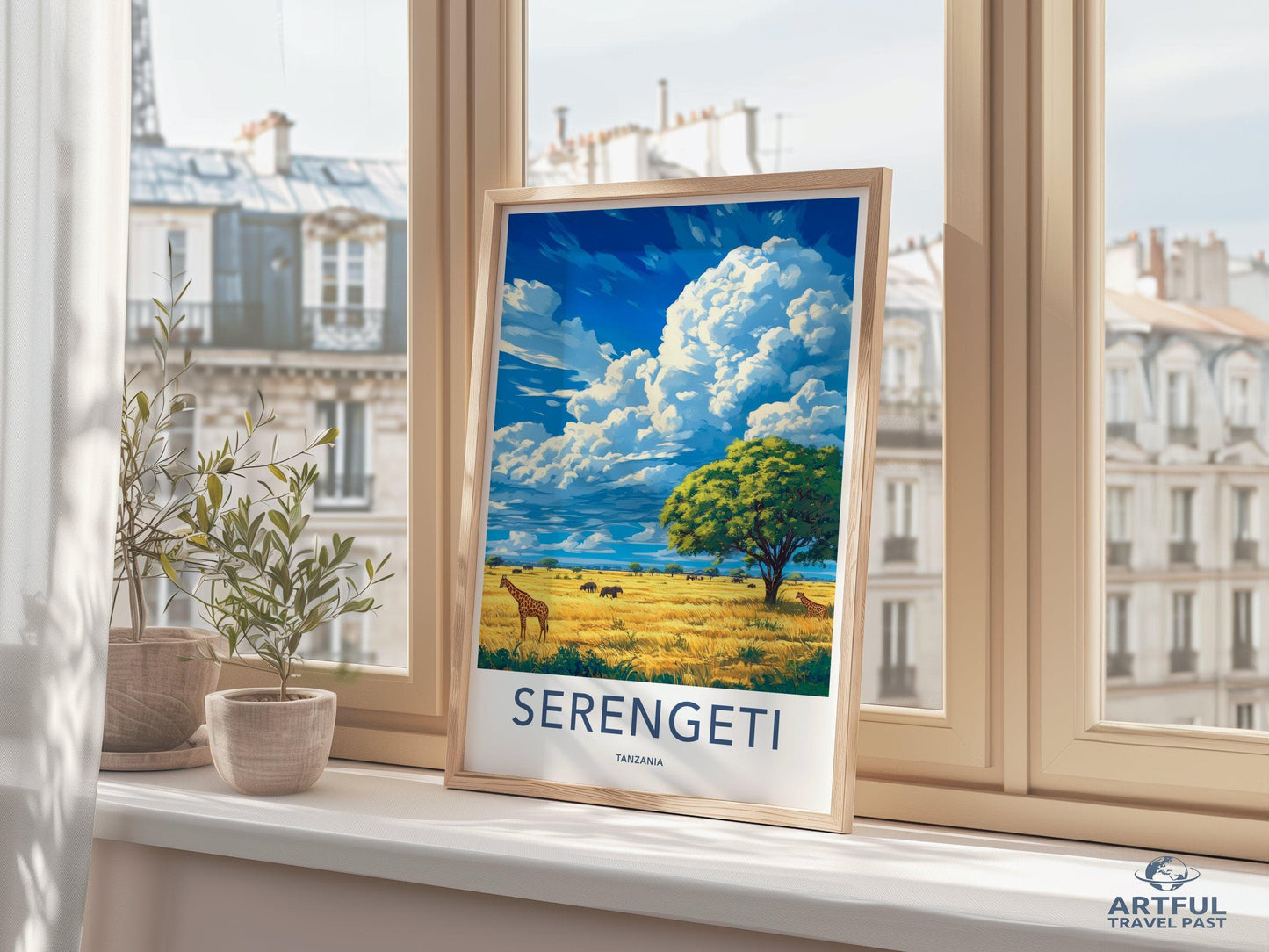 Serengeti Poster - Tanzania Wall Art