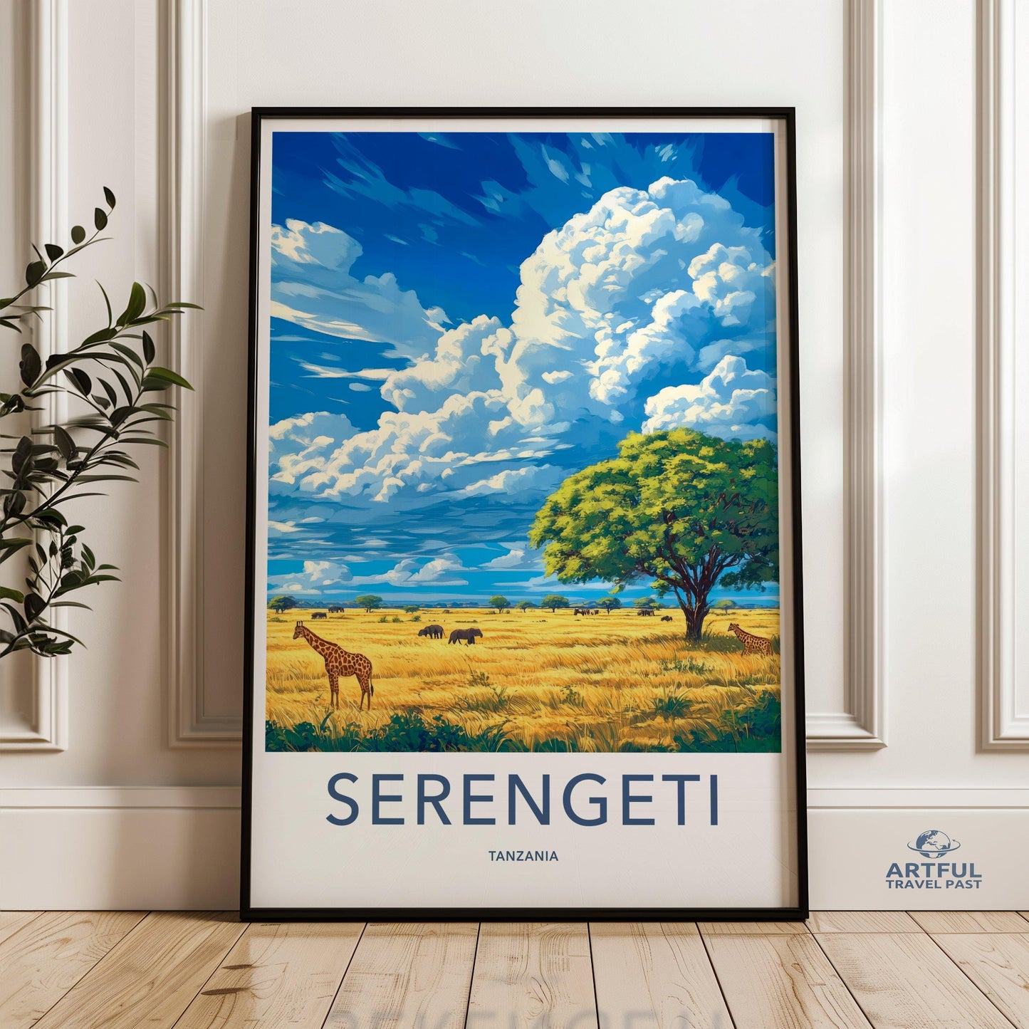 Serengeti Poster - Tanzania Wall Art
