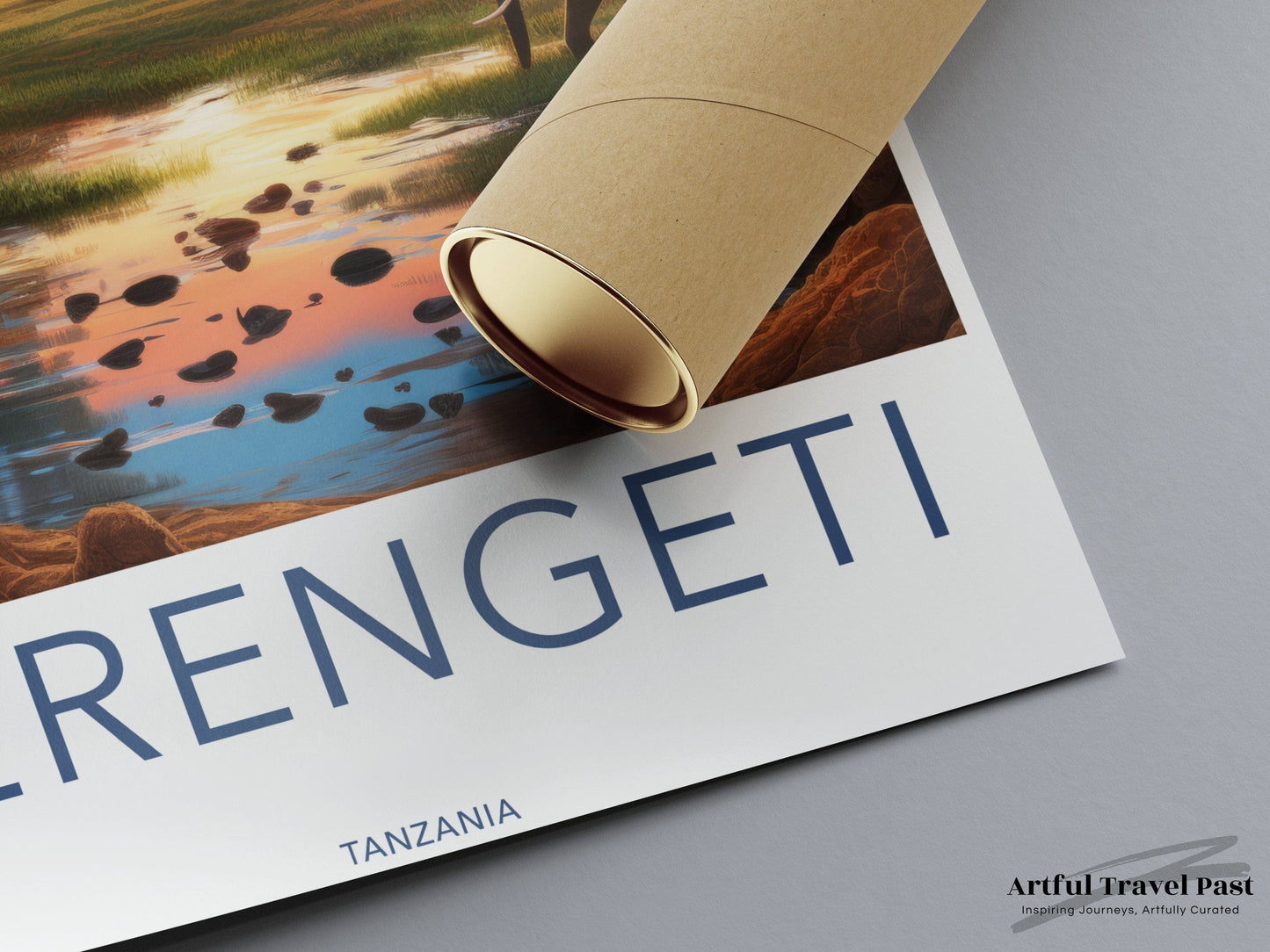 Serengeti Poster | Tanzania Wall Art | Africa Decor