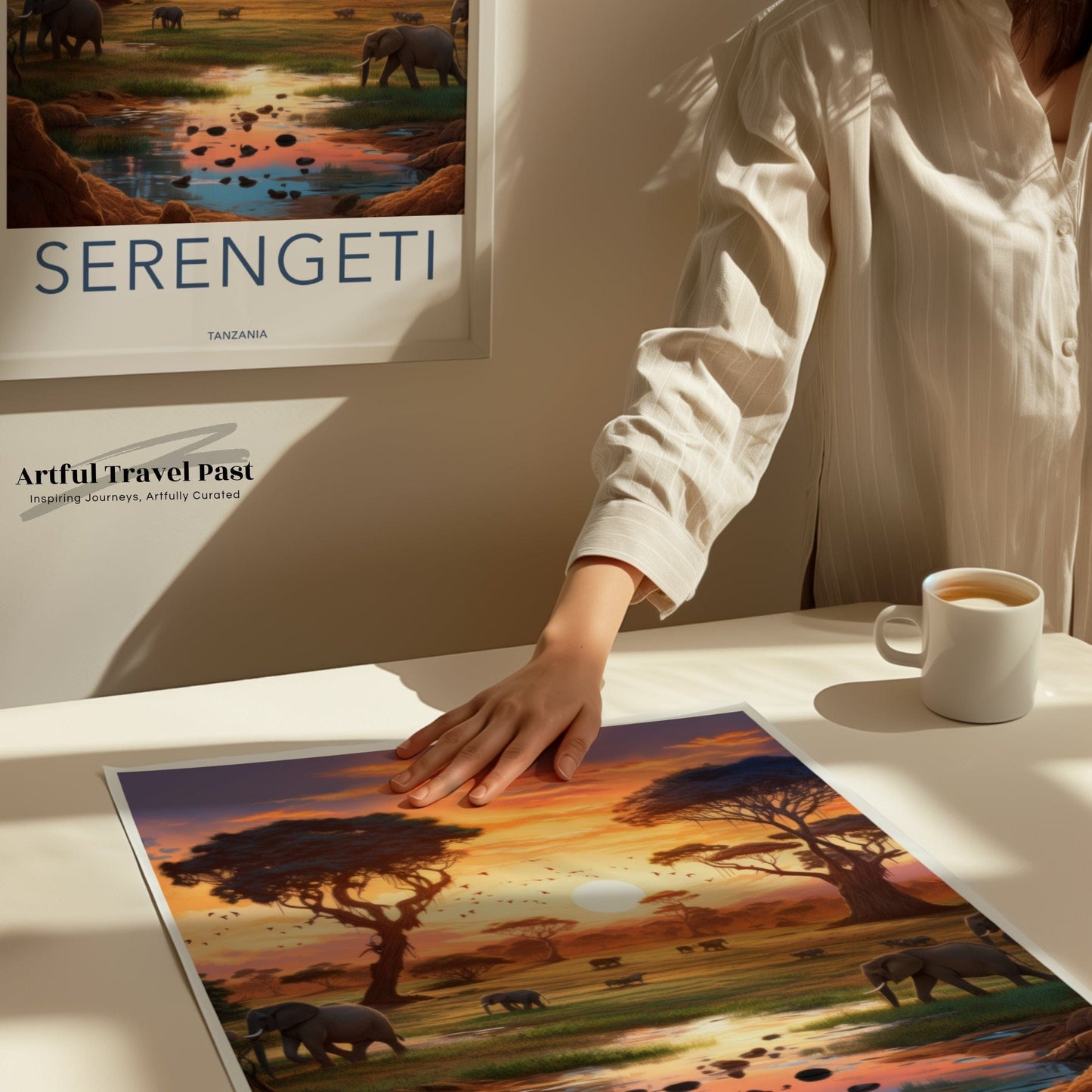 Serengeti Poster | Tanzania Wall Art | Africa Decor