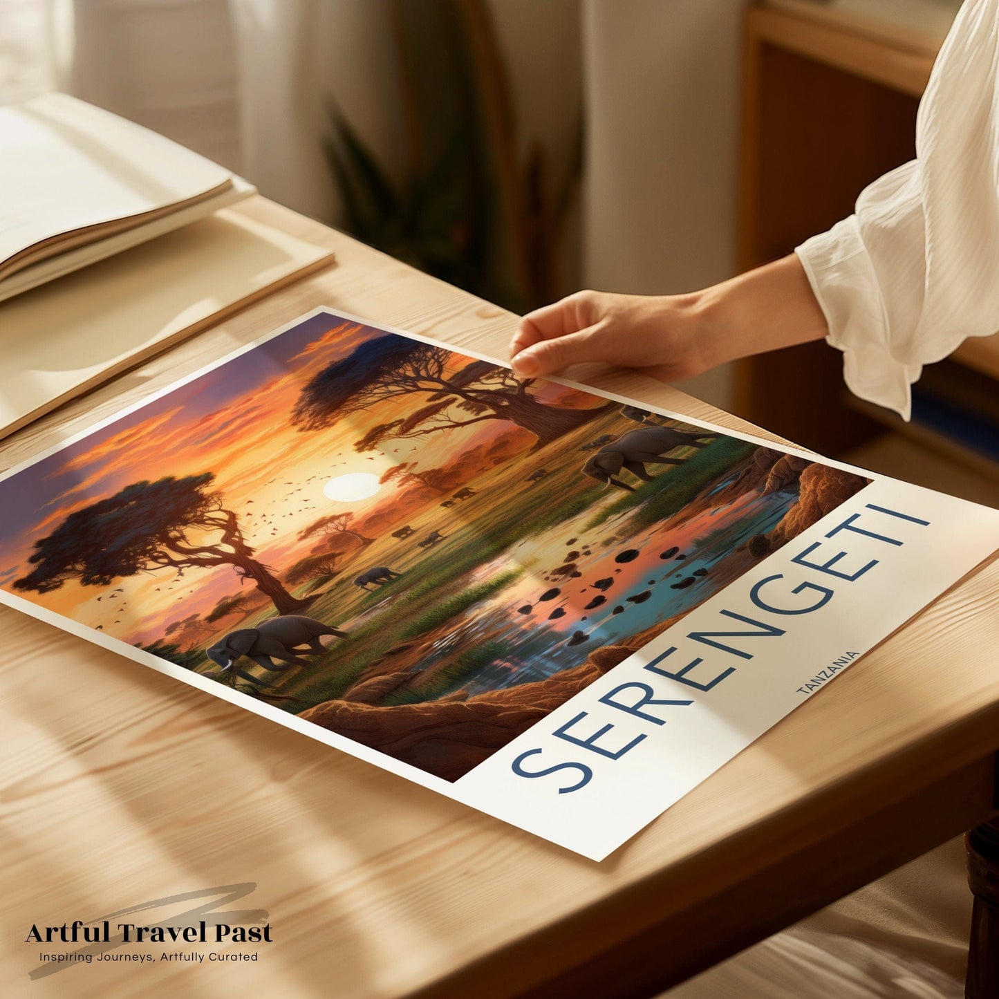 Serengeti Poster | Tanzania Wall Art | Africa Decor