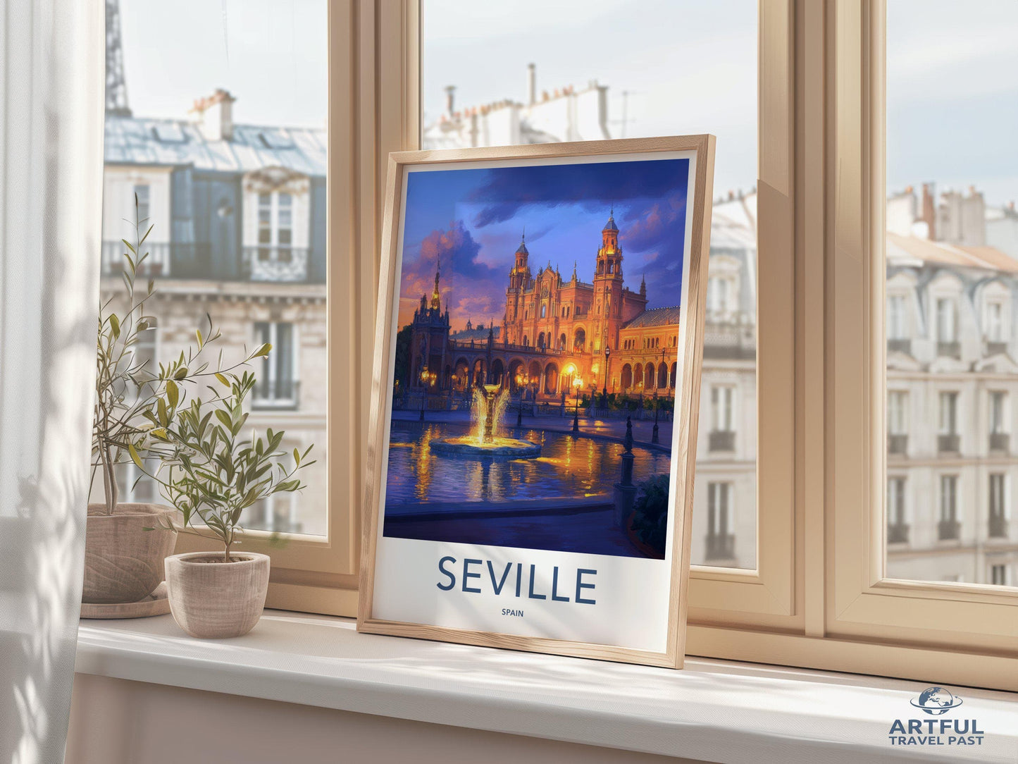 Seville Poster | Spain Wall Art | Europe Decor