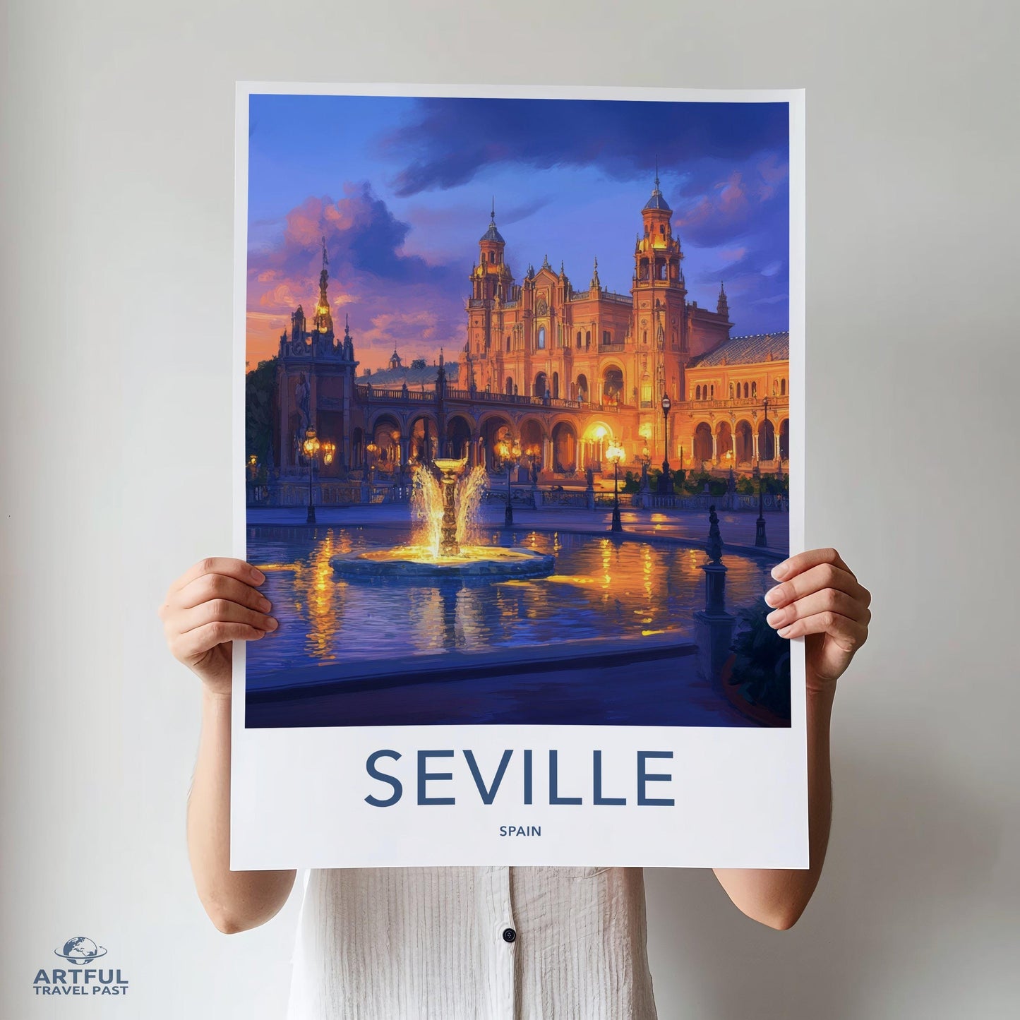 Seville Poster | Spain Wall Art | Europe Decor