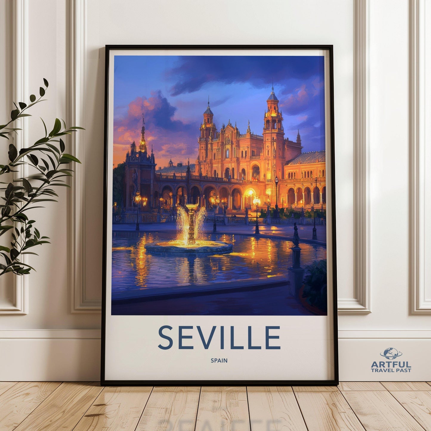 Seville Poster | Spain Wall Art | Europe Decor
