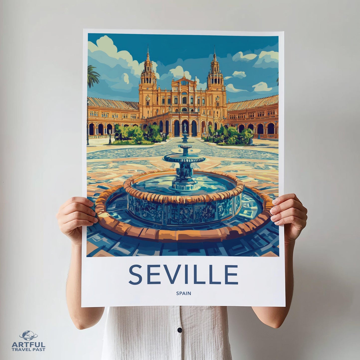 Seville Poster | Spain Wall Art | Europe Decor