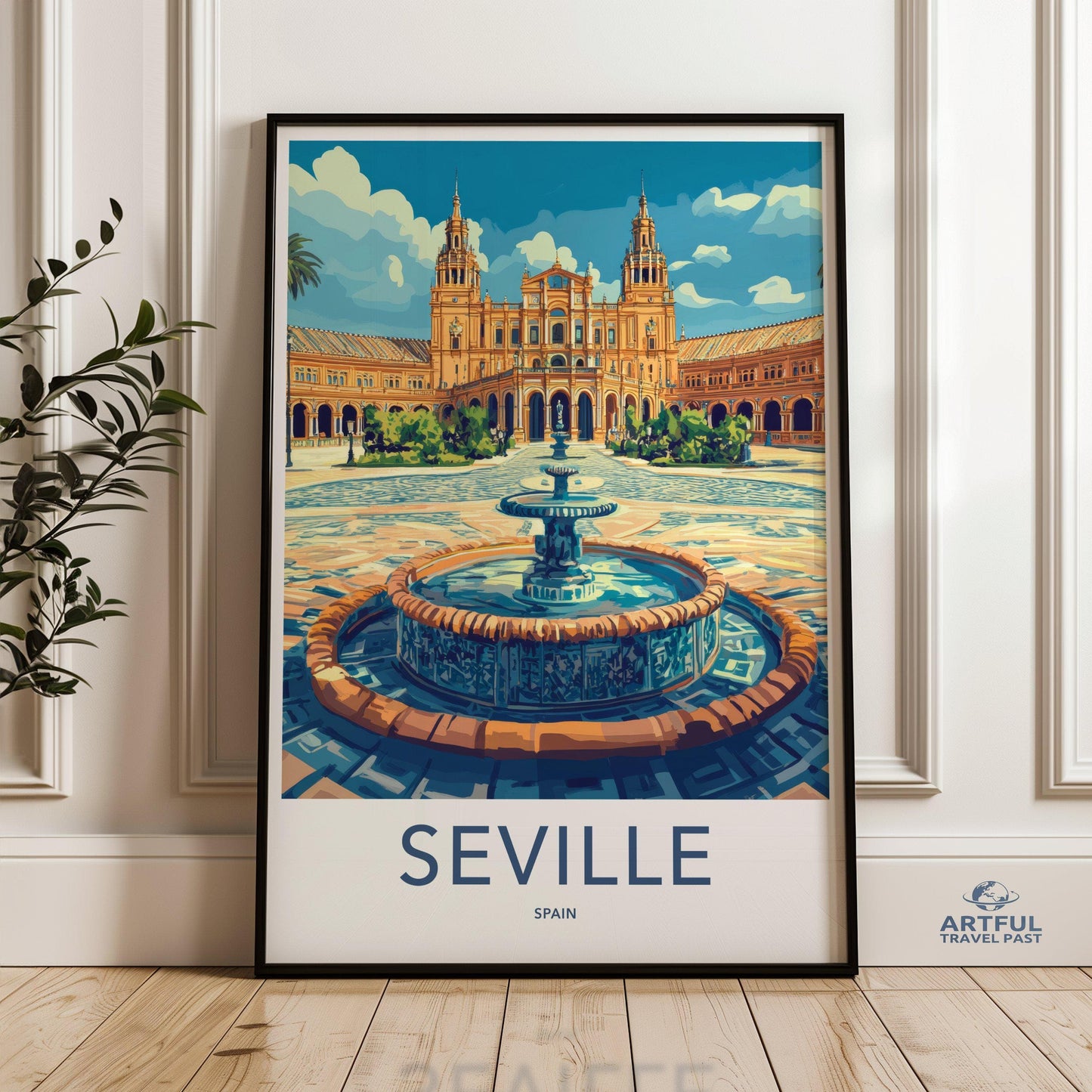 Seville Poster | Spain Wall Art | Europe Decor
