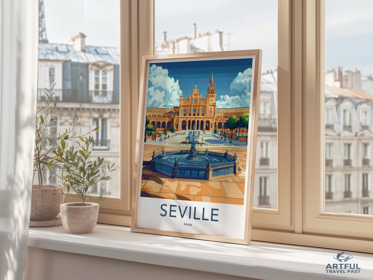 Seville Poster | Spain Wall Art | Europe Decor