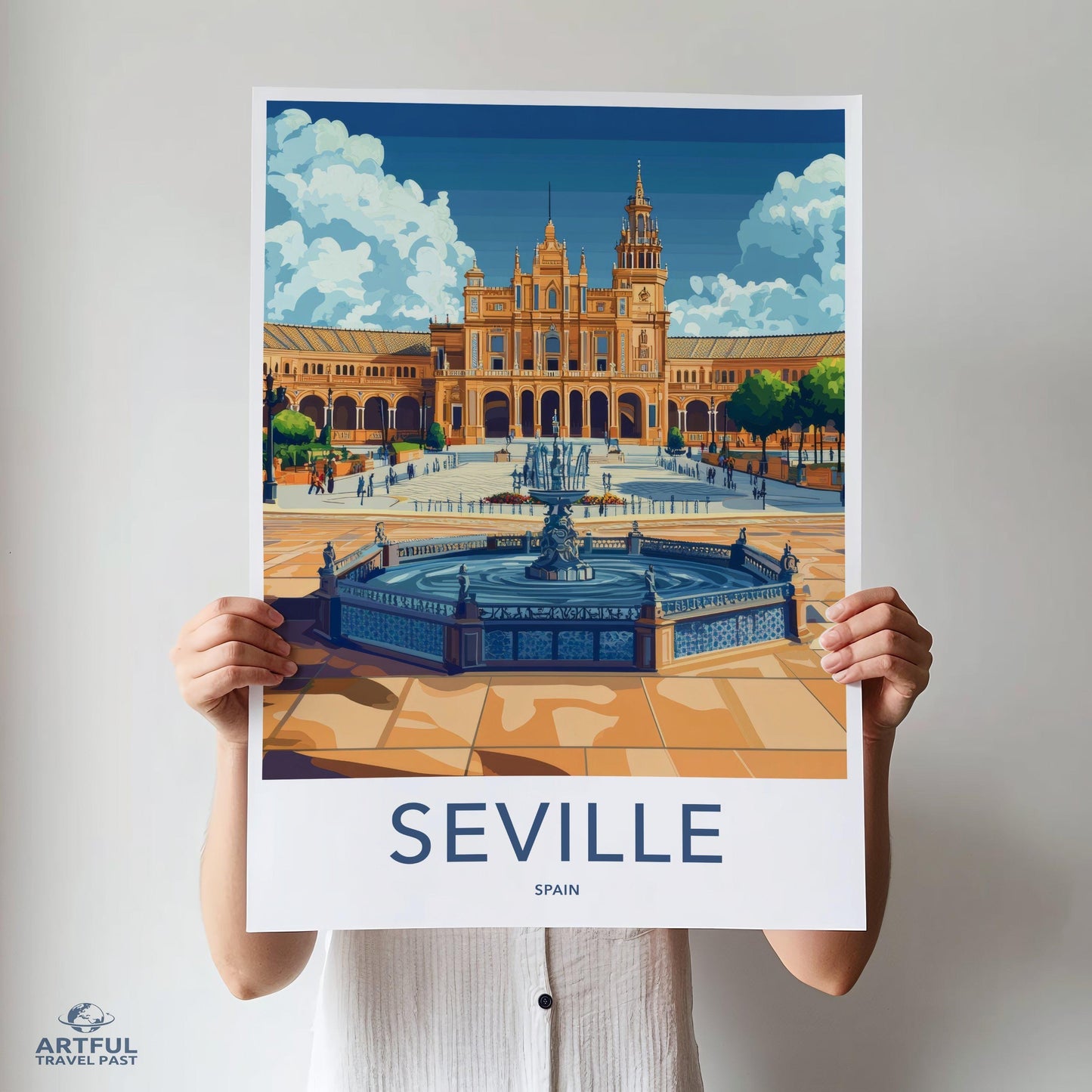 Seville Poster | Spain Wall Art | Europe Decor