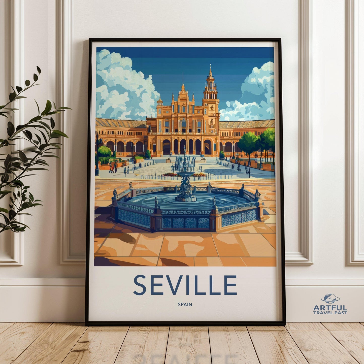 Seville Poster | Spain Wall Art | Europe Decor