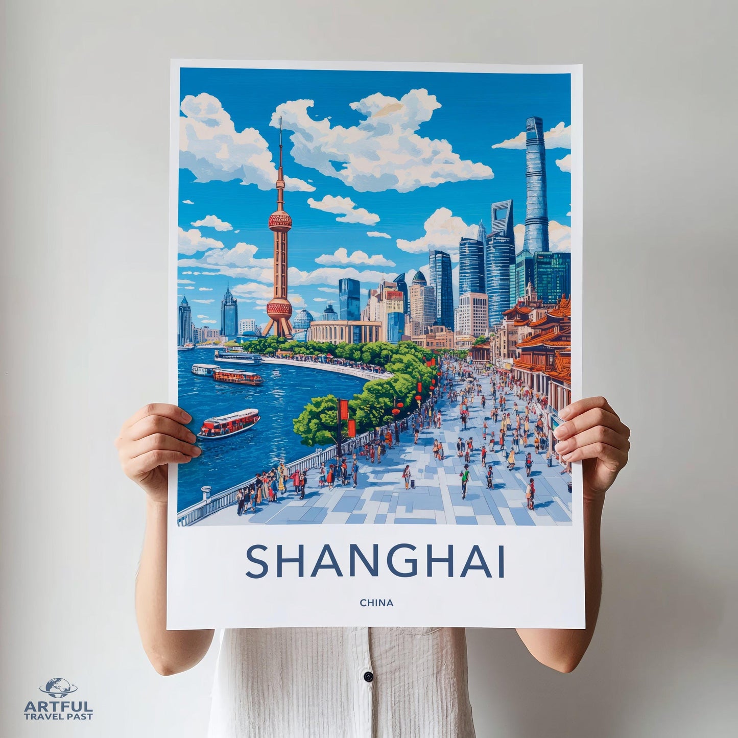 Shanghai Poster - China Wall Art