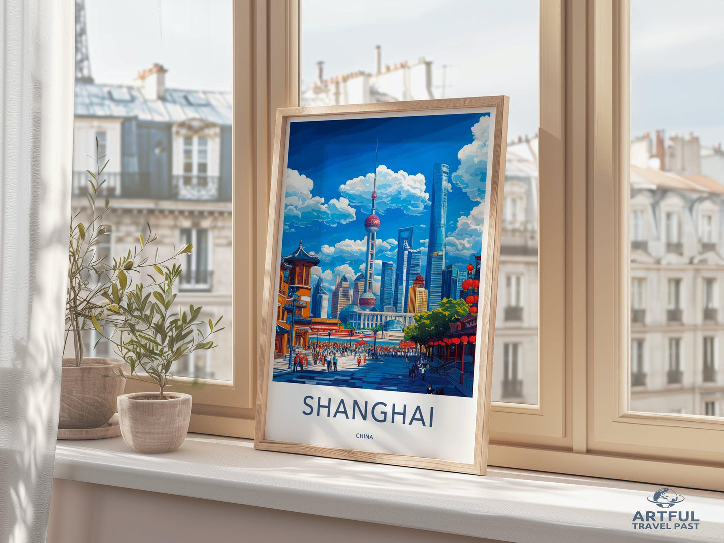 Shanghai Poster - China Wall Art