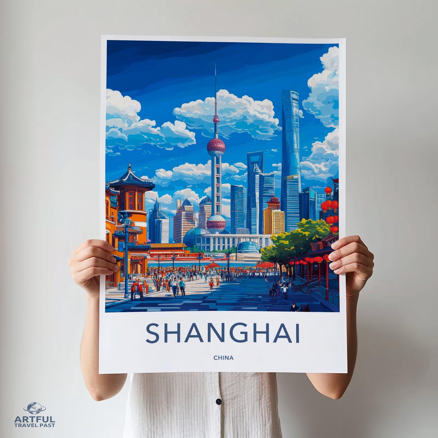 Shanghai Poster - China Wall Art