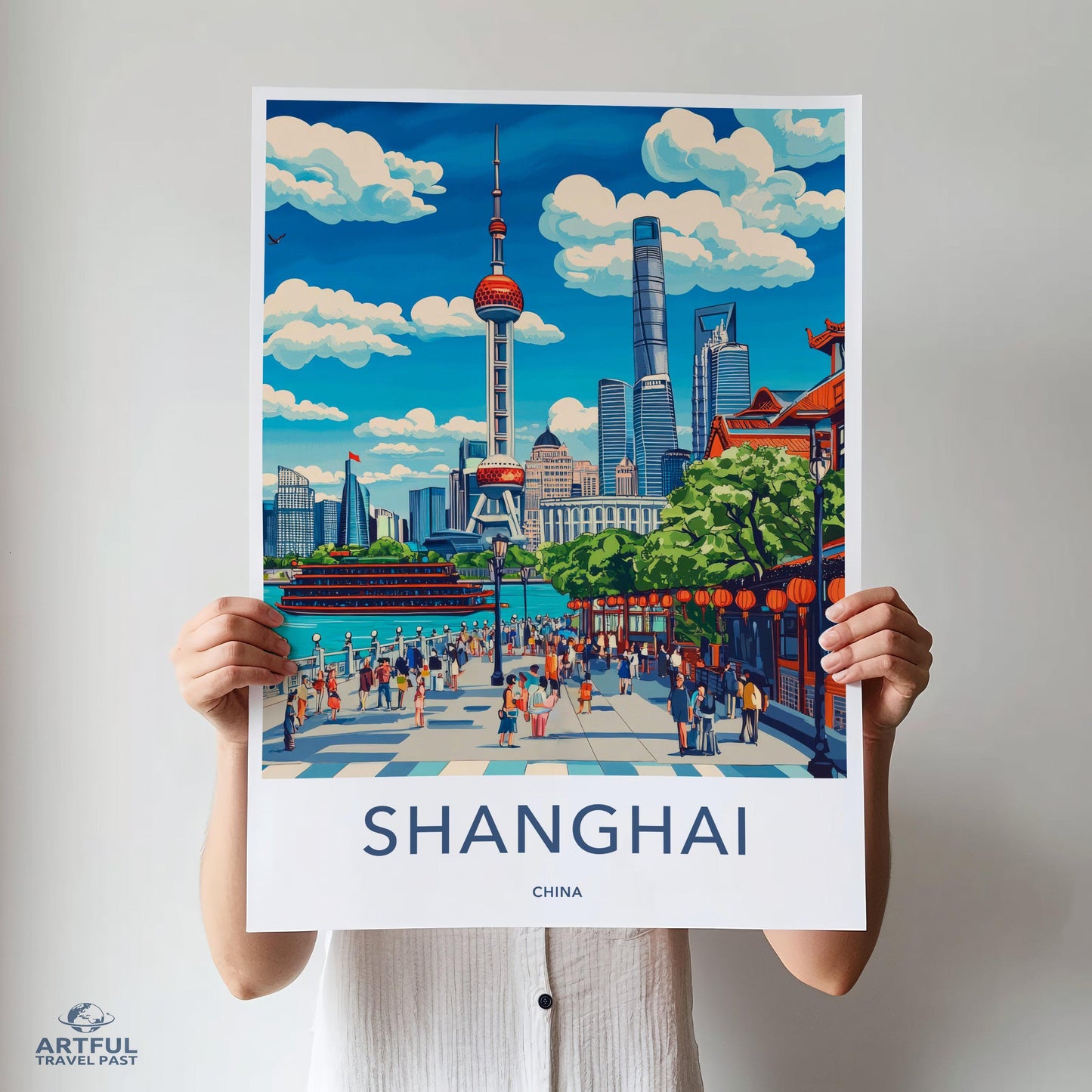 Shanghai Poster - China Wall Art
