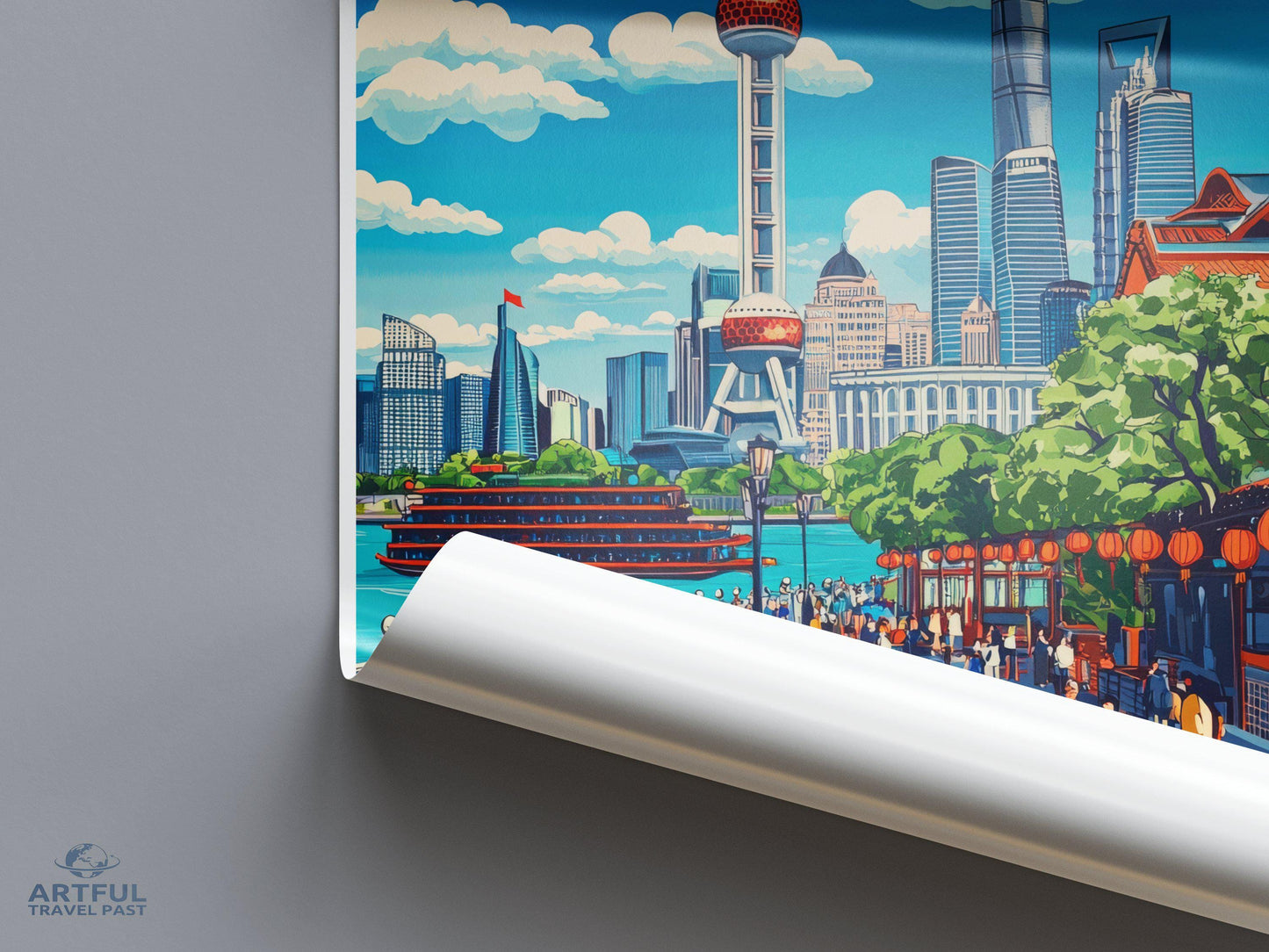 Shanghai Poster - China Wall Art