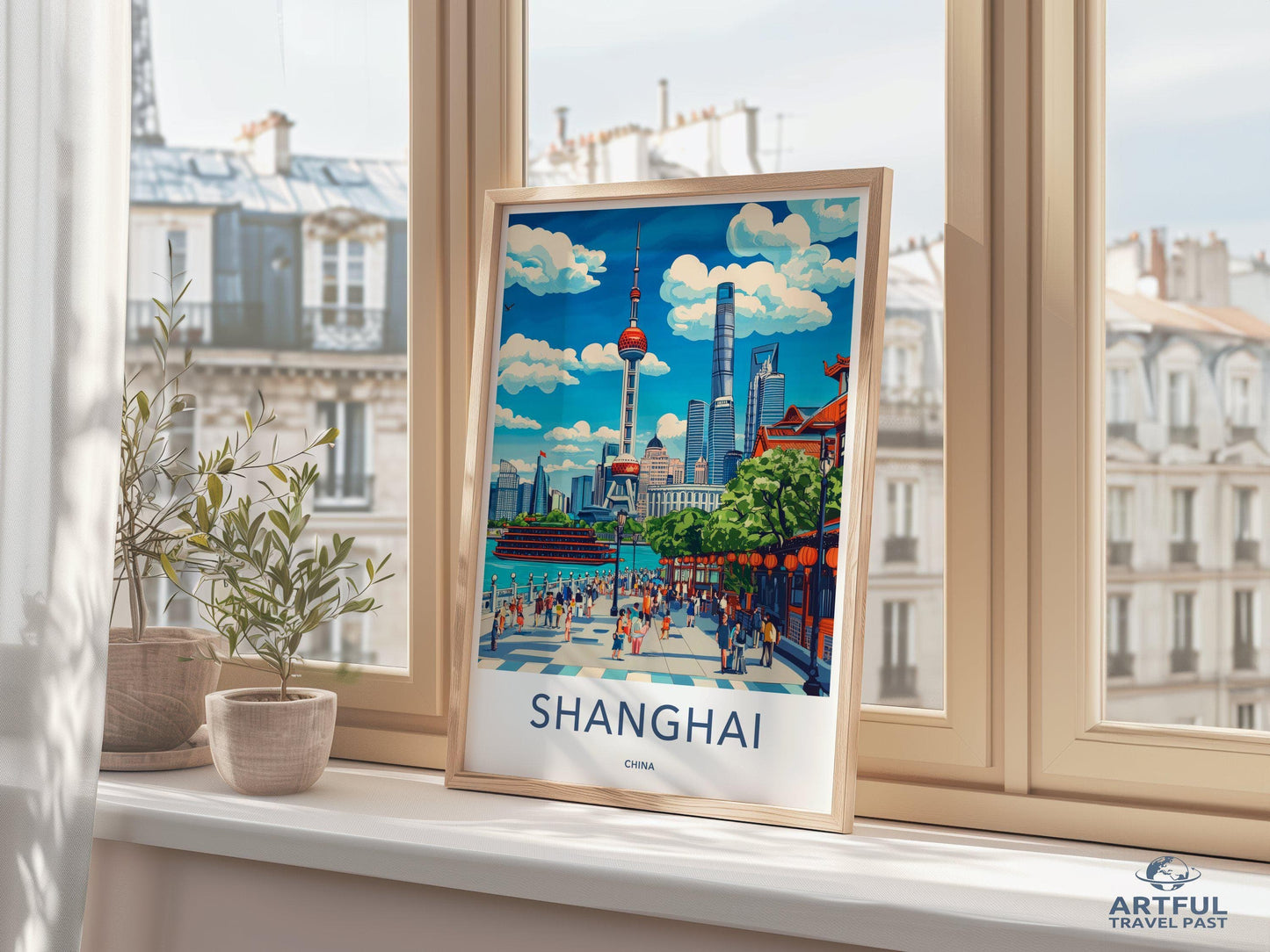 Shanghai Poster - China Wall Art