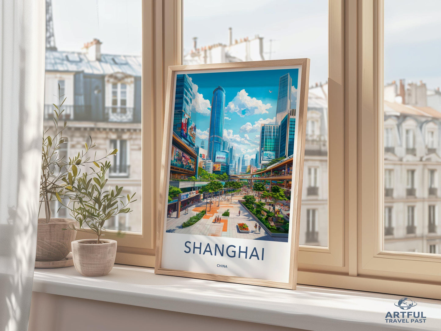 Shanghai Poster - China Wall Art