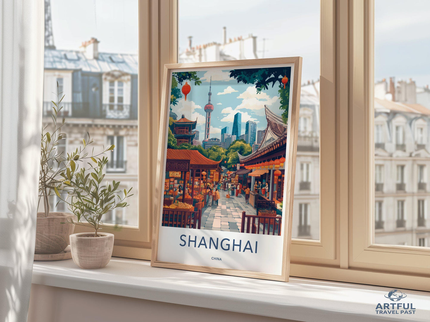 Shanghai Poster - China Wall Art