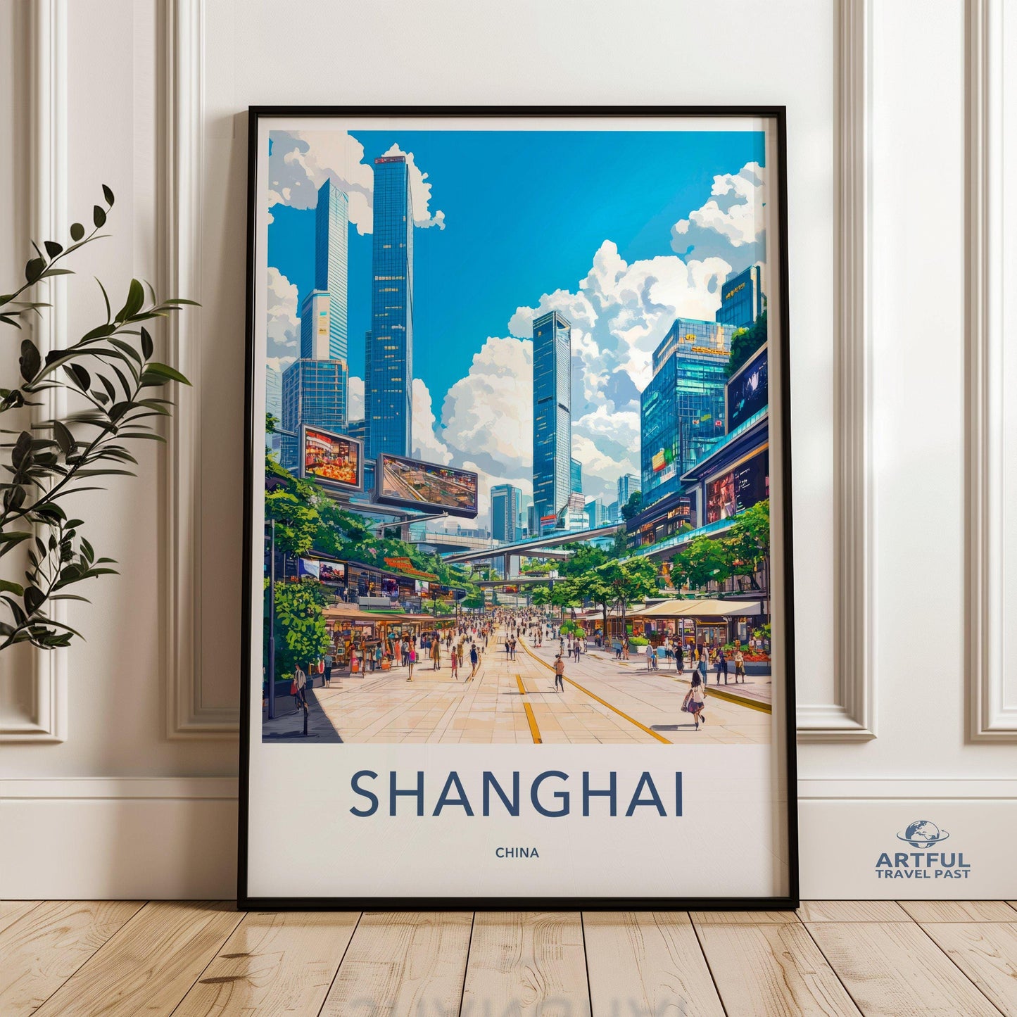Shanghai Poster - China Wall Art