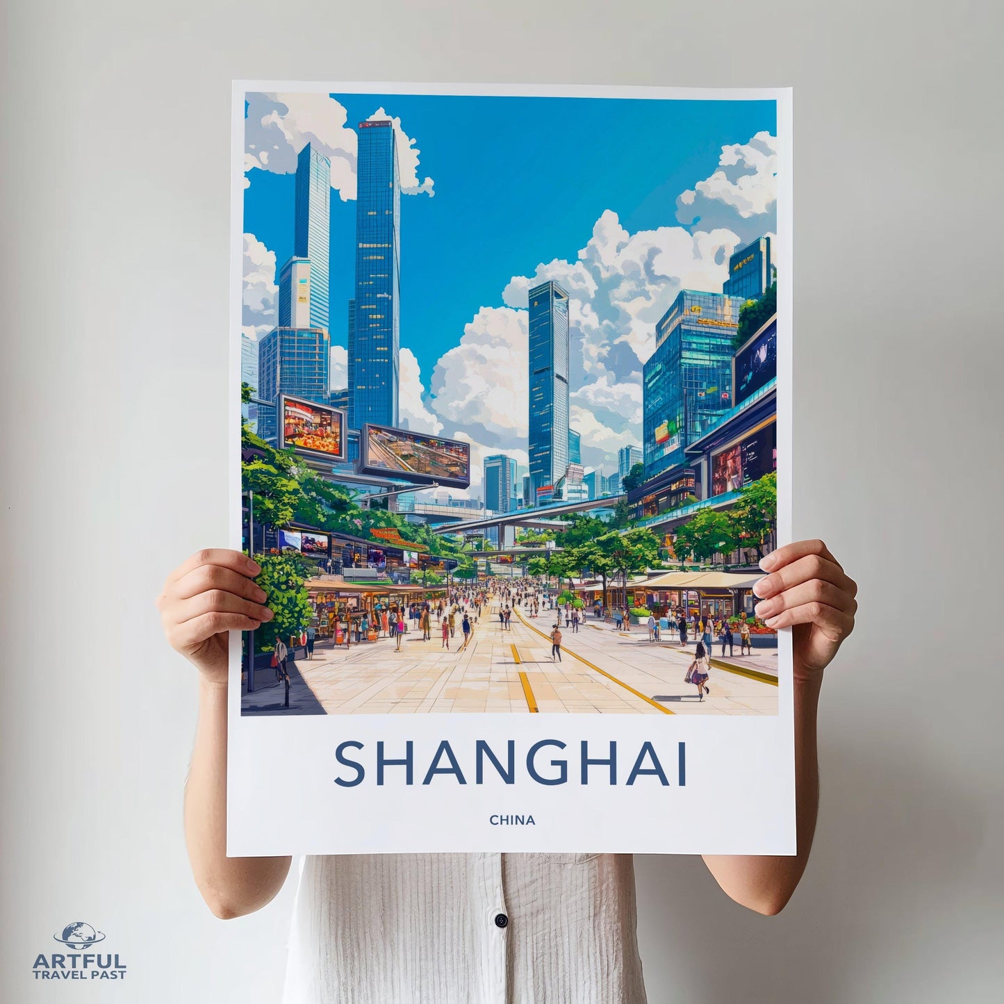 Shanghai Poster - China Wall Art