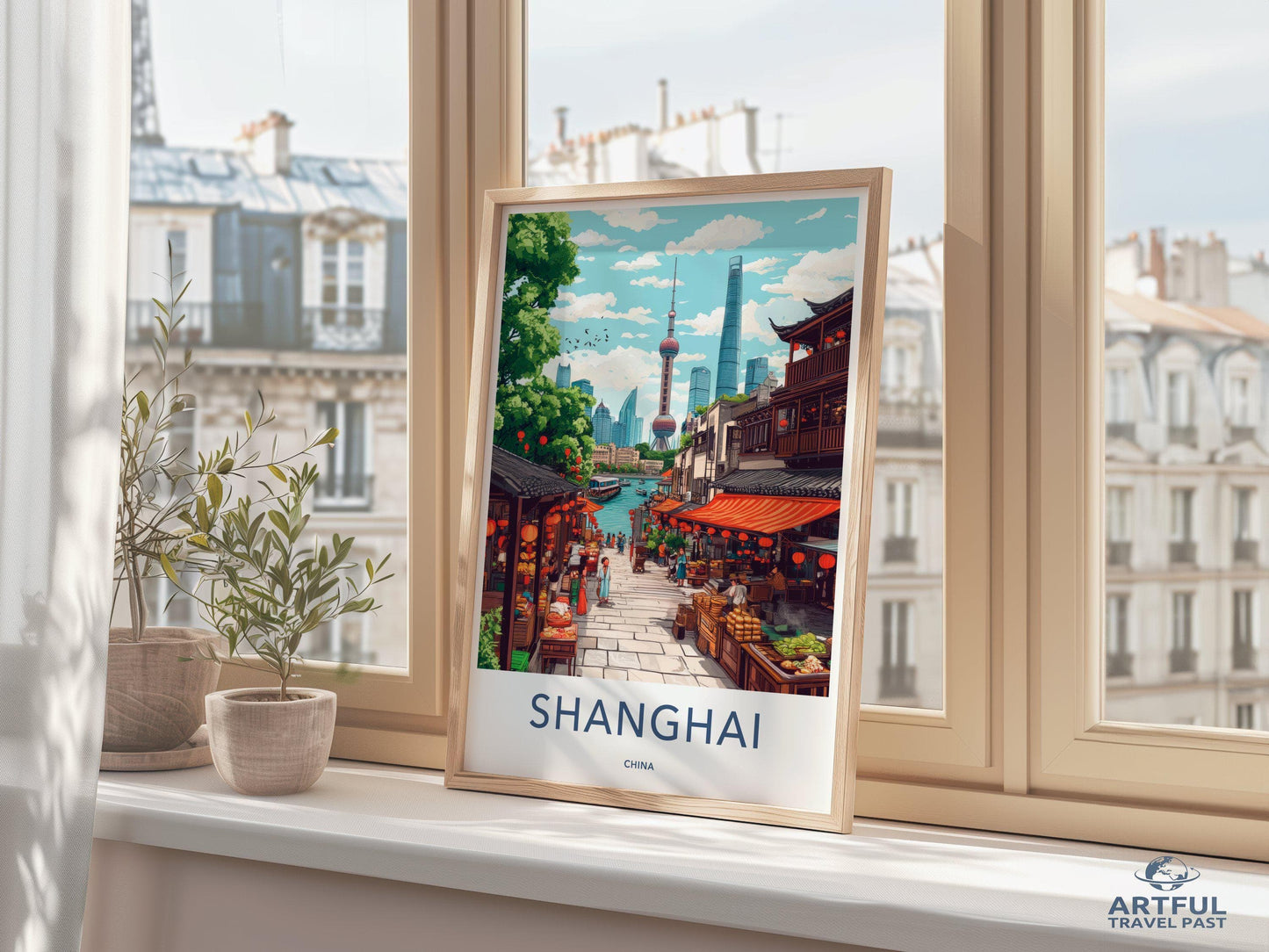 Shanghai Poster - China Wall Art