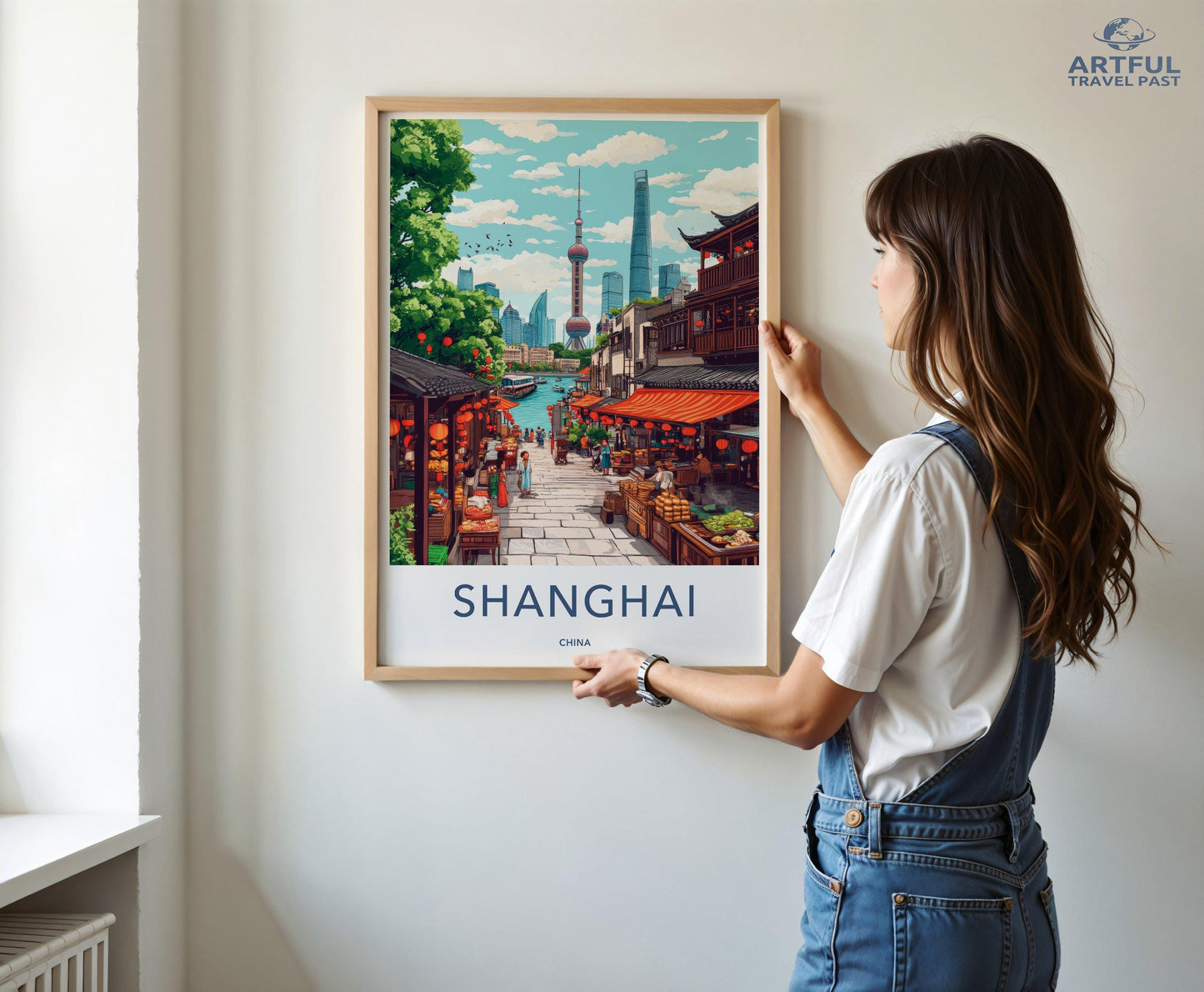 Shanghai Poster - China Wall Art