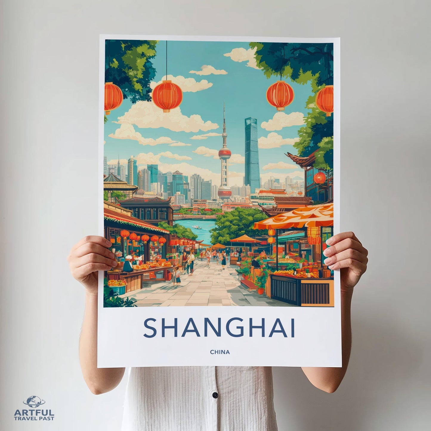 Shanghai Poster - China Wall Art