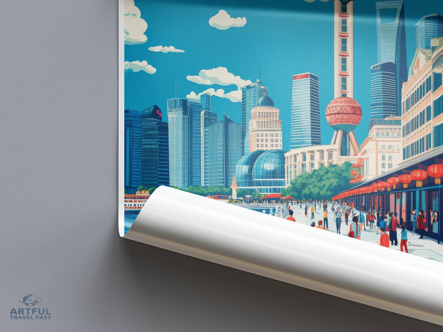 Shanghai Poster - China Wall Art