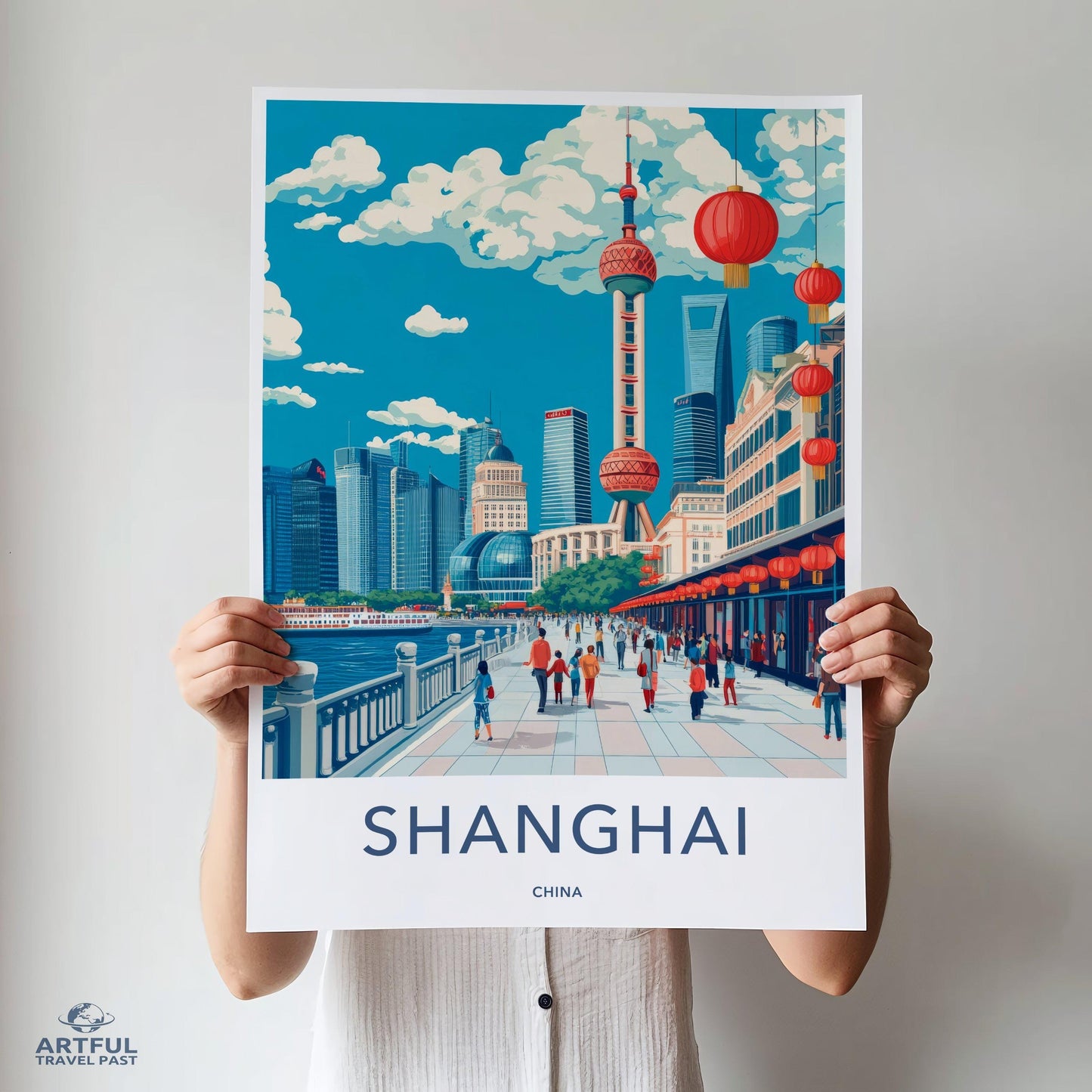 Shanghai Poster - China Wall Art