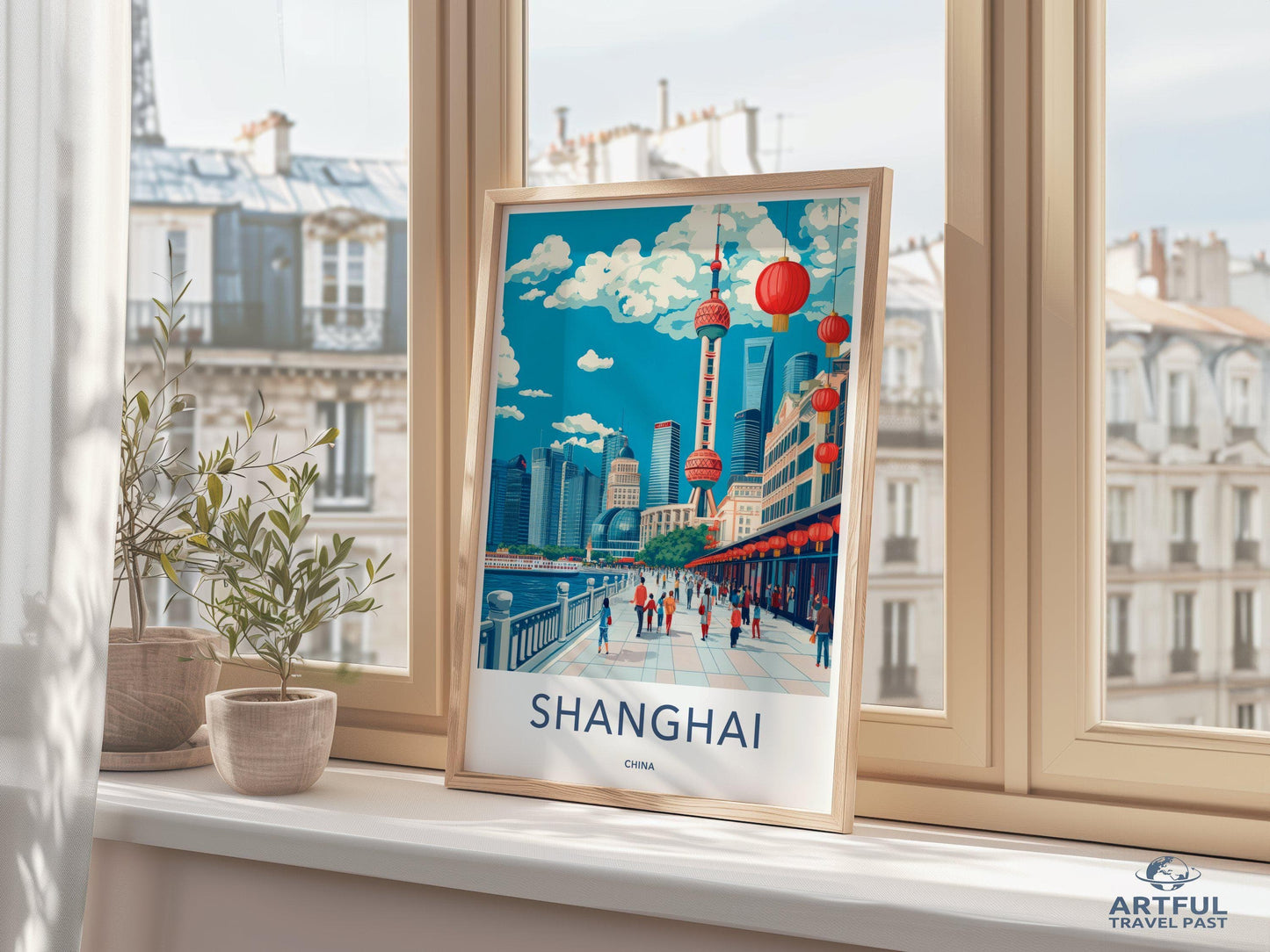 Shanghai Poster - China Wall Art