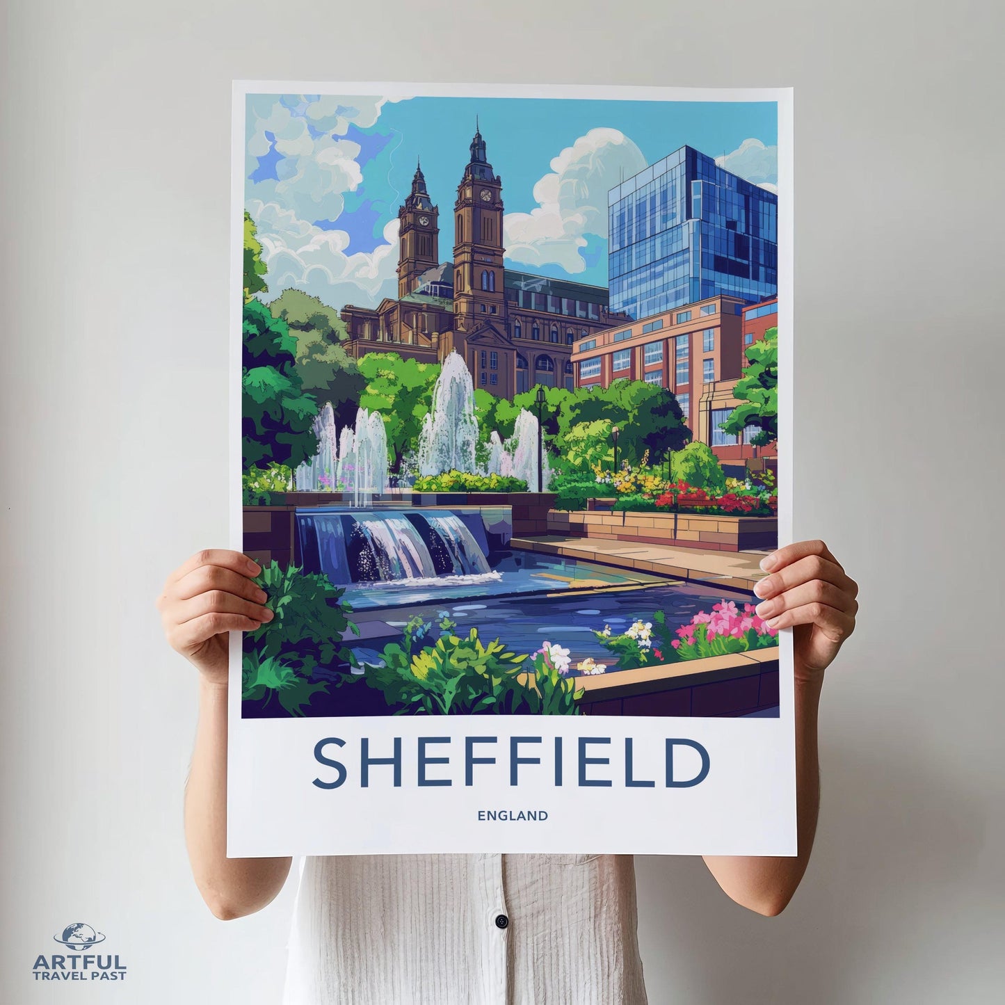 Sheffield Poster - England Wall Art