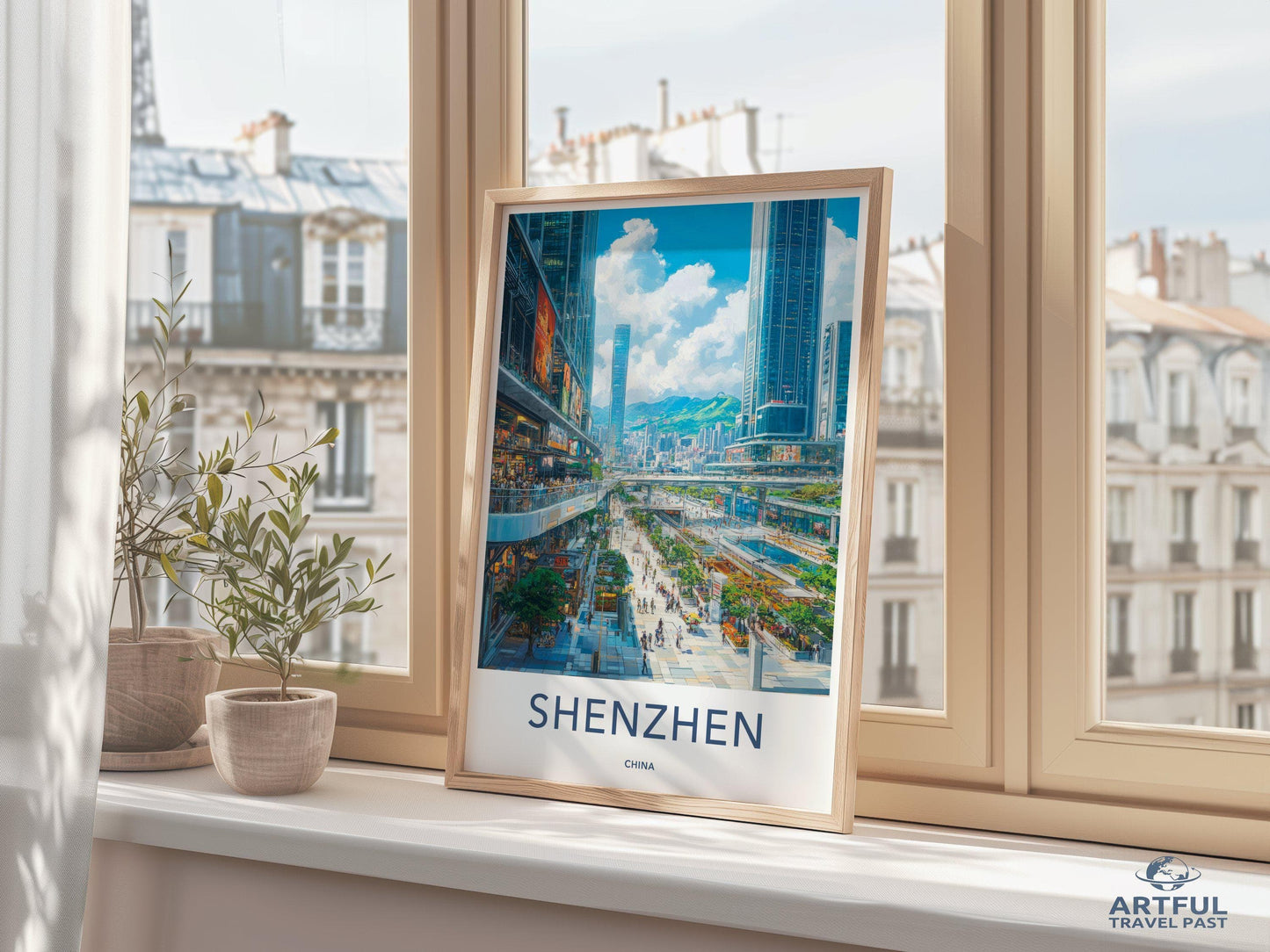 Shenzhen Poster - China Wall Art