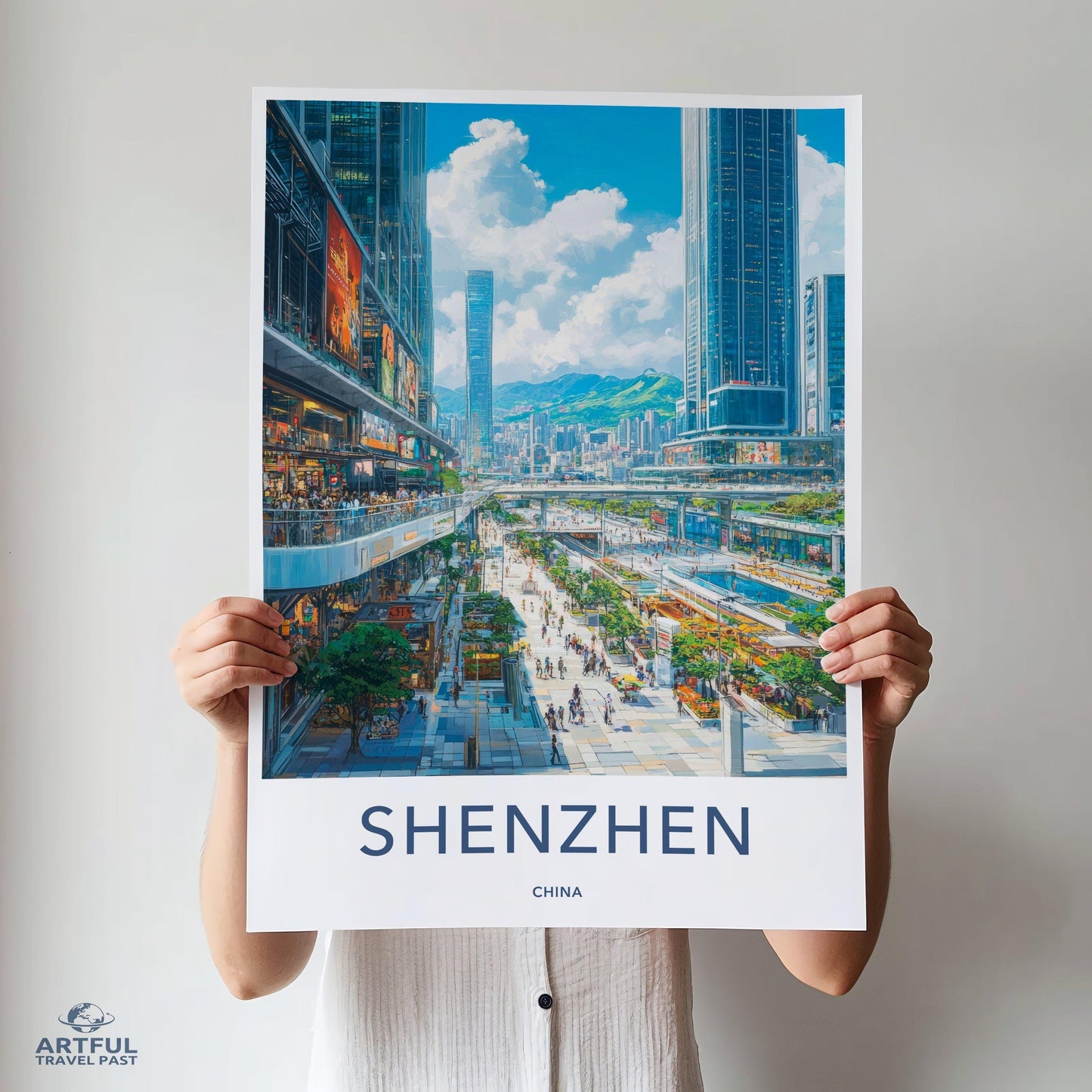 Shenzhen Poster - China Wall Art