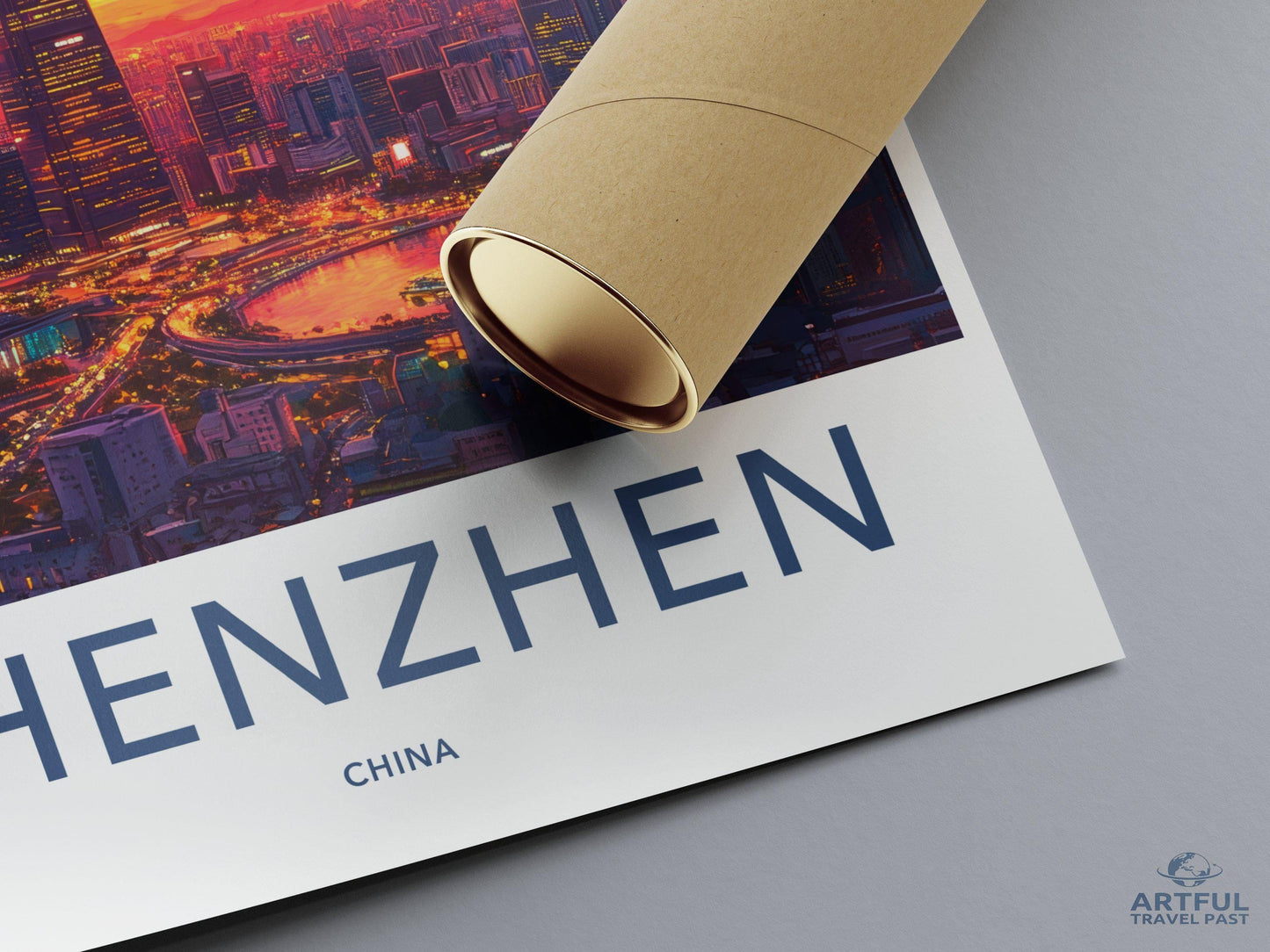 Shenzhen Poster | China Wall Art | East Asia Decor