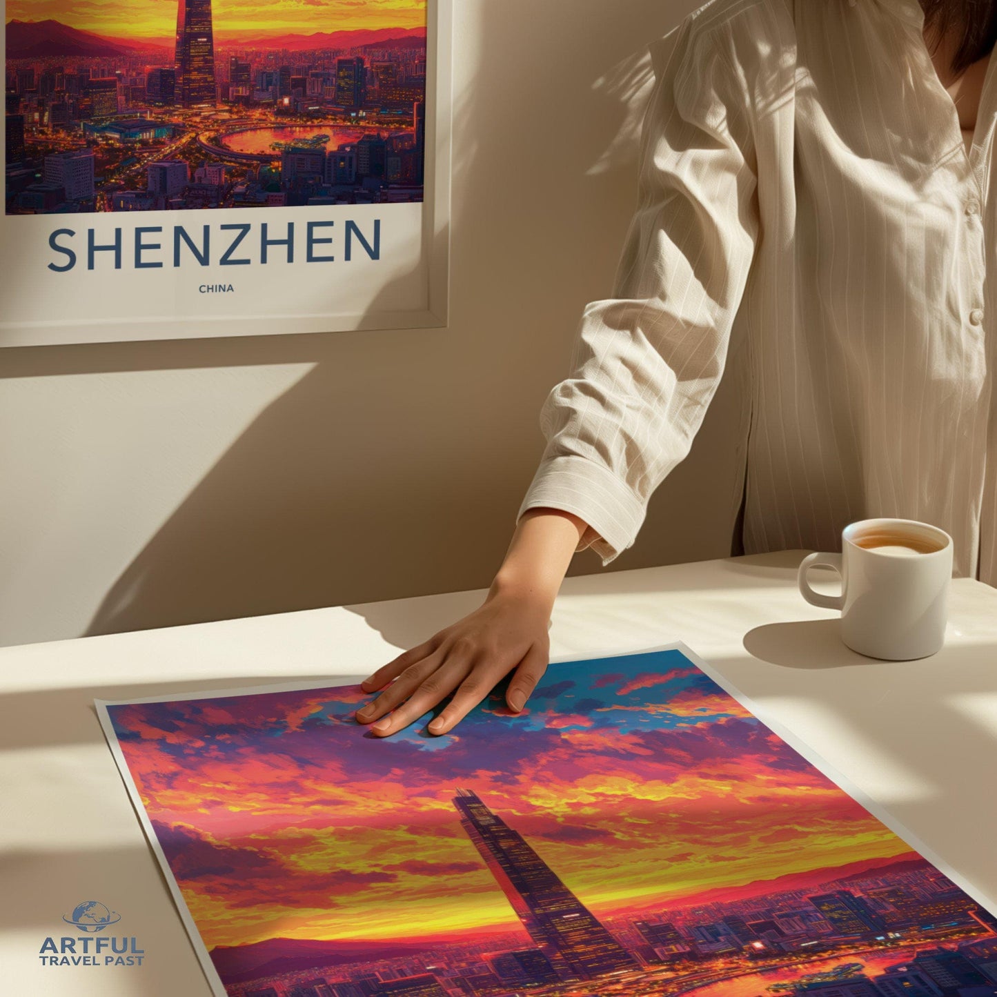 Shenzhen Poster | China Wall Art | East Asia Decor