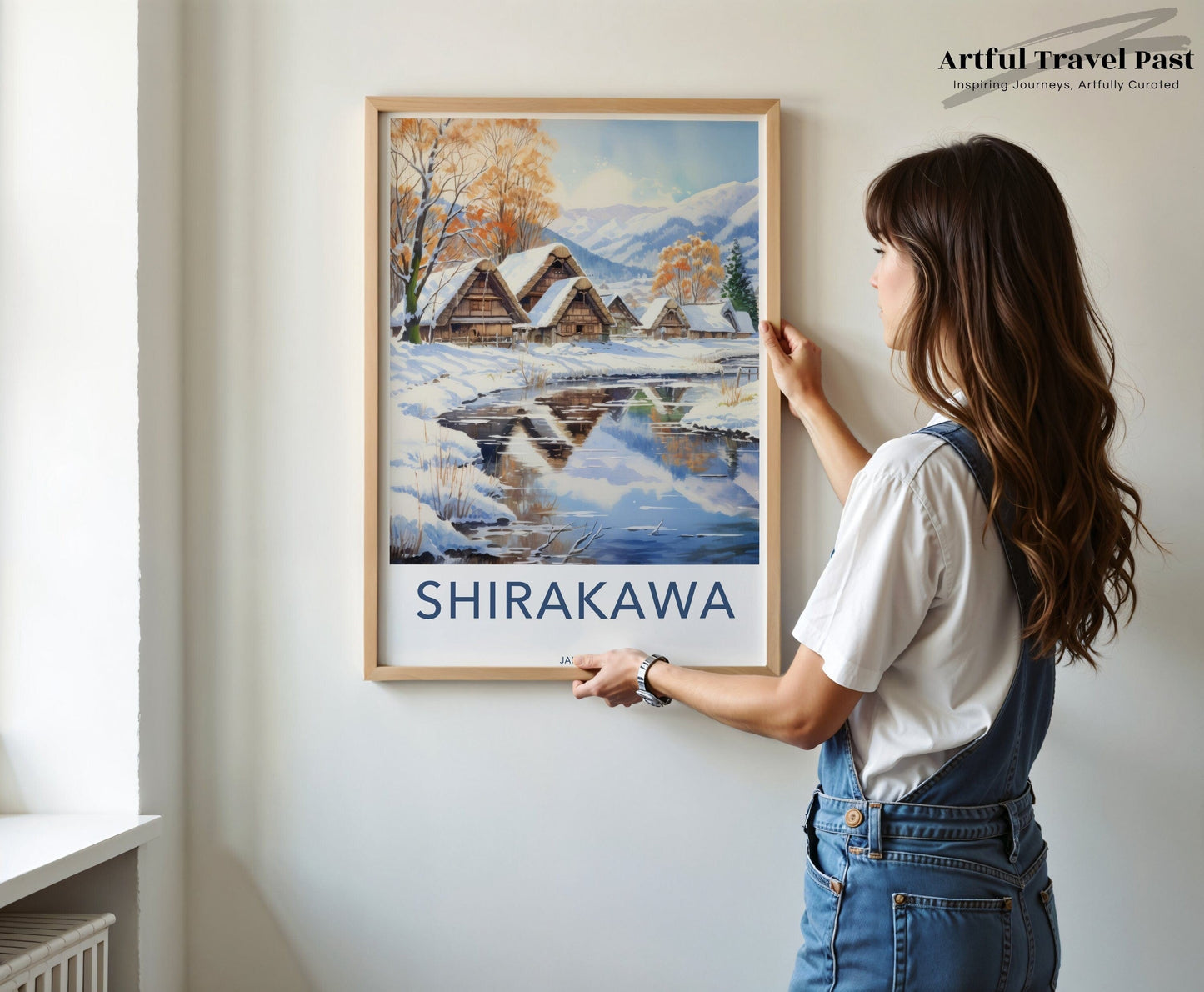 Shirakawa Poster | Gassho-Zukuri | Japan Wall Art