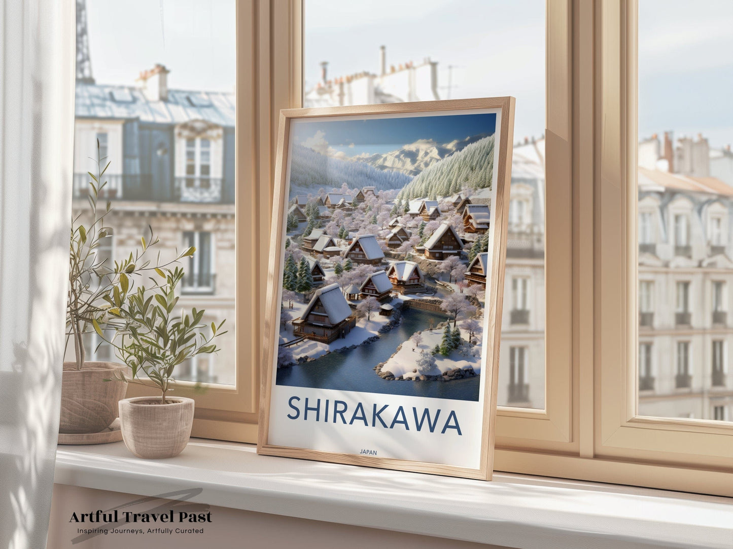 Shirakawa Poster - Japan Wall Art