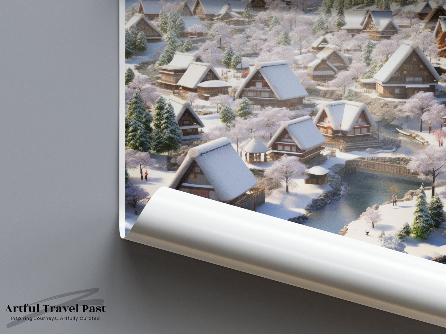 Shirakawa Poster - Japan Wall Art
