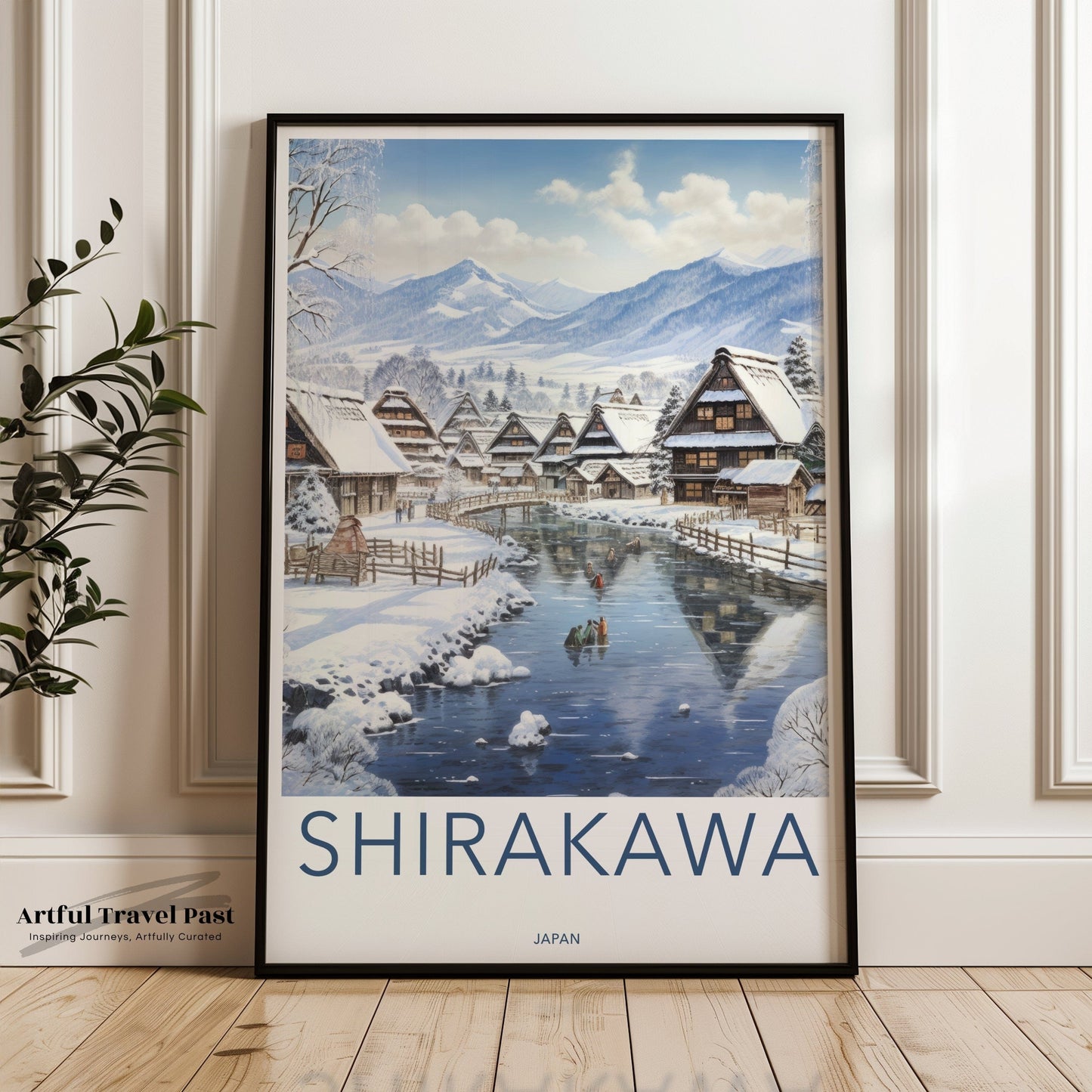 Shirakawa Poster - Japan Wall Art