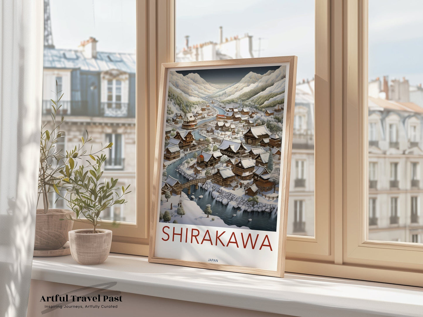 Shirakawa Poster - Japan Wall Art