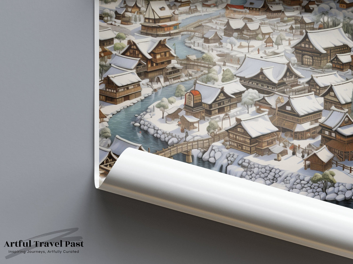 Shirakawa Poster - Japan Wall Art